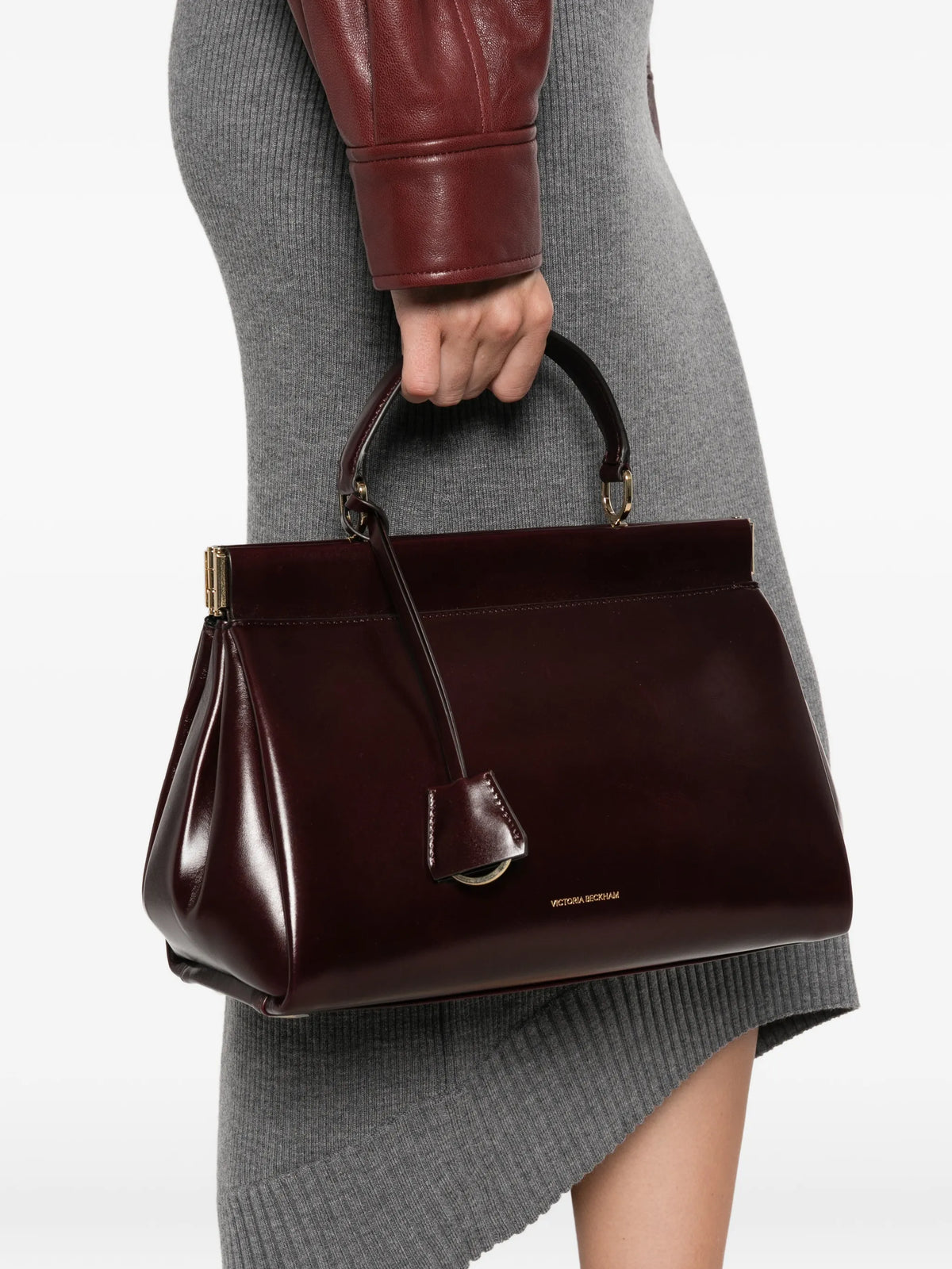 Sloane Piper leather top tote bag