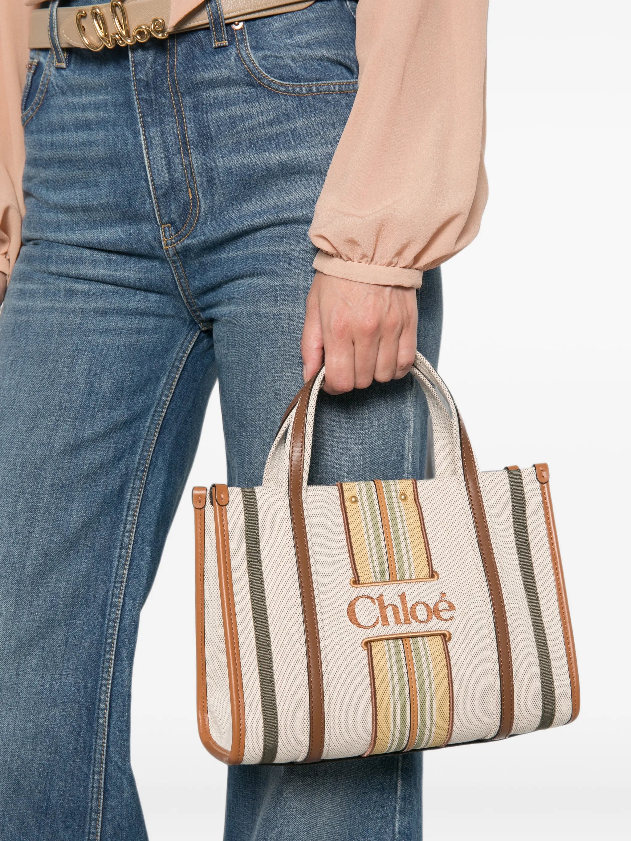 small Woody Loop printed tote bag