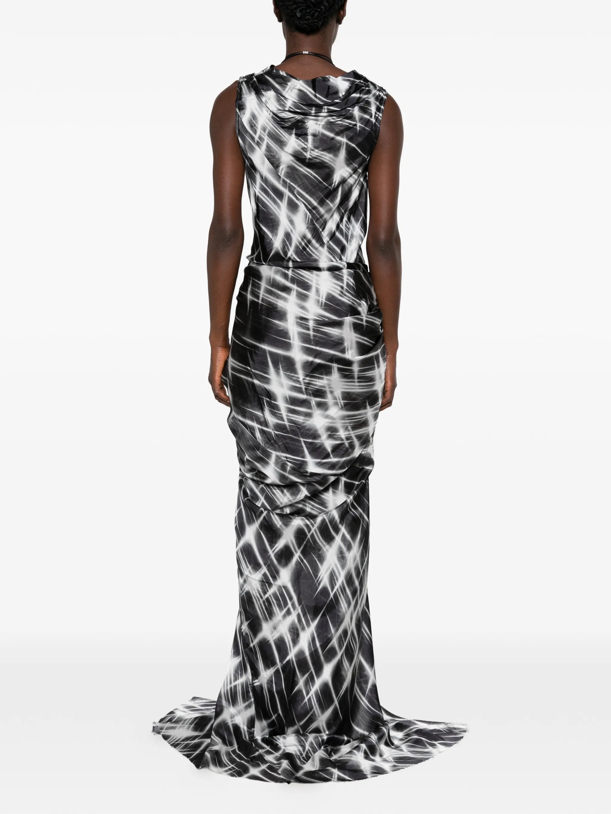 Strutter draped maxi dress