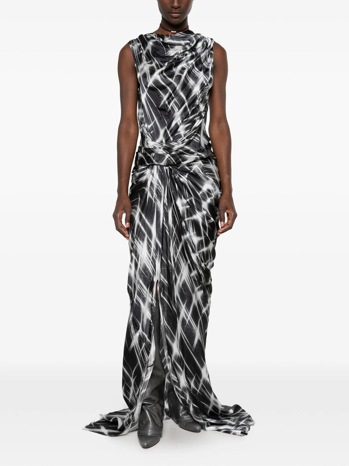 Strutter draped maxi dress