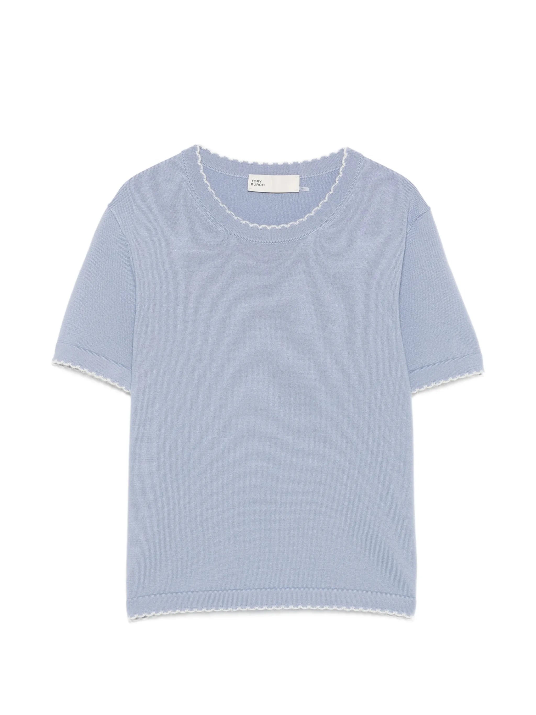 wool scalloped top