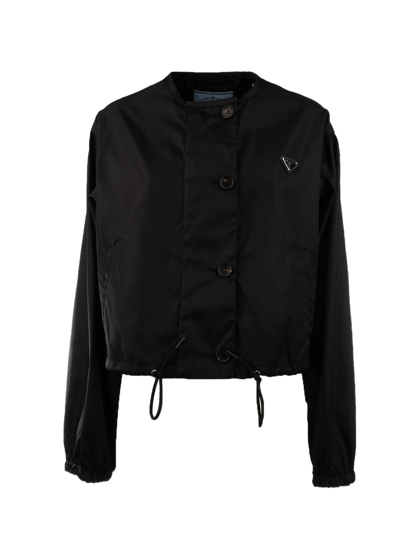Re-Nylon logo-plaque jacket