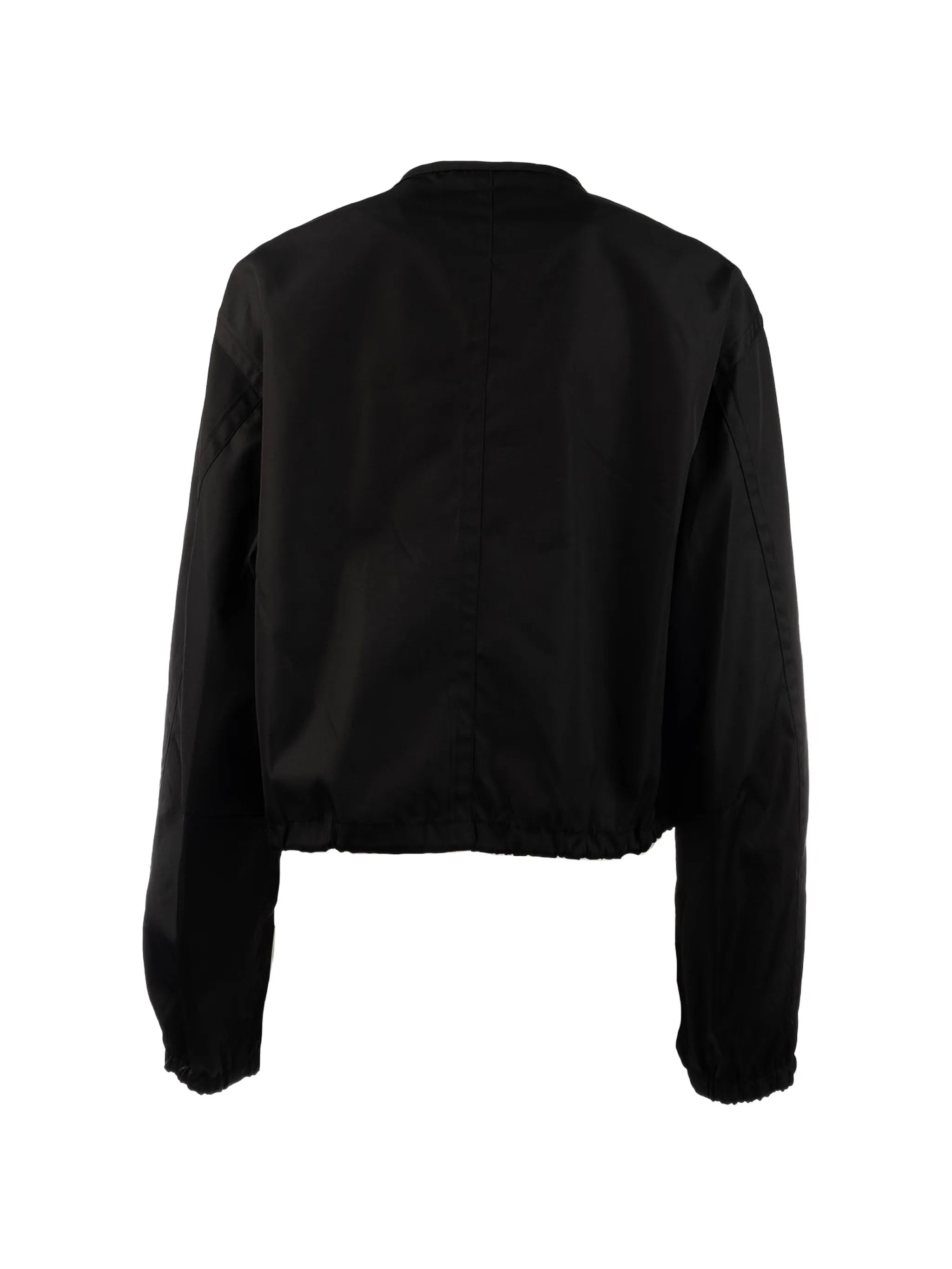 Re-Nylon logo-plaque jacket