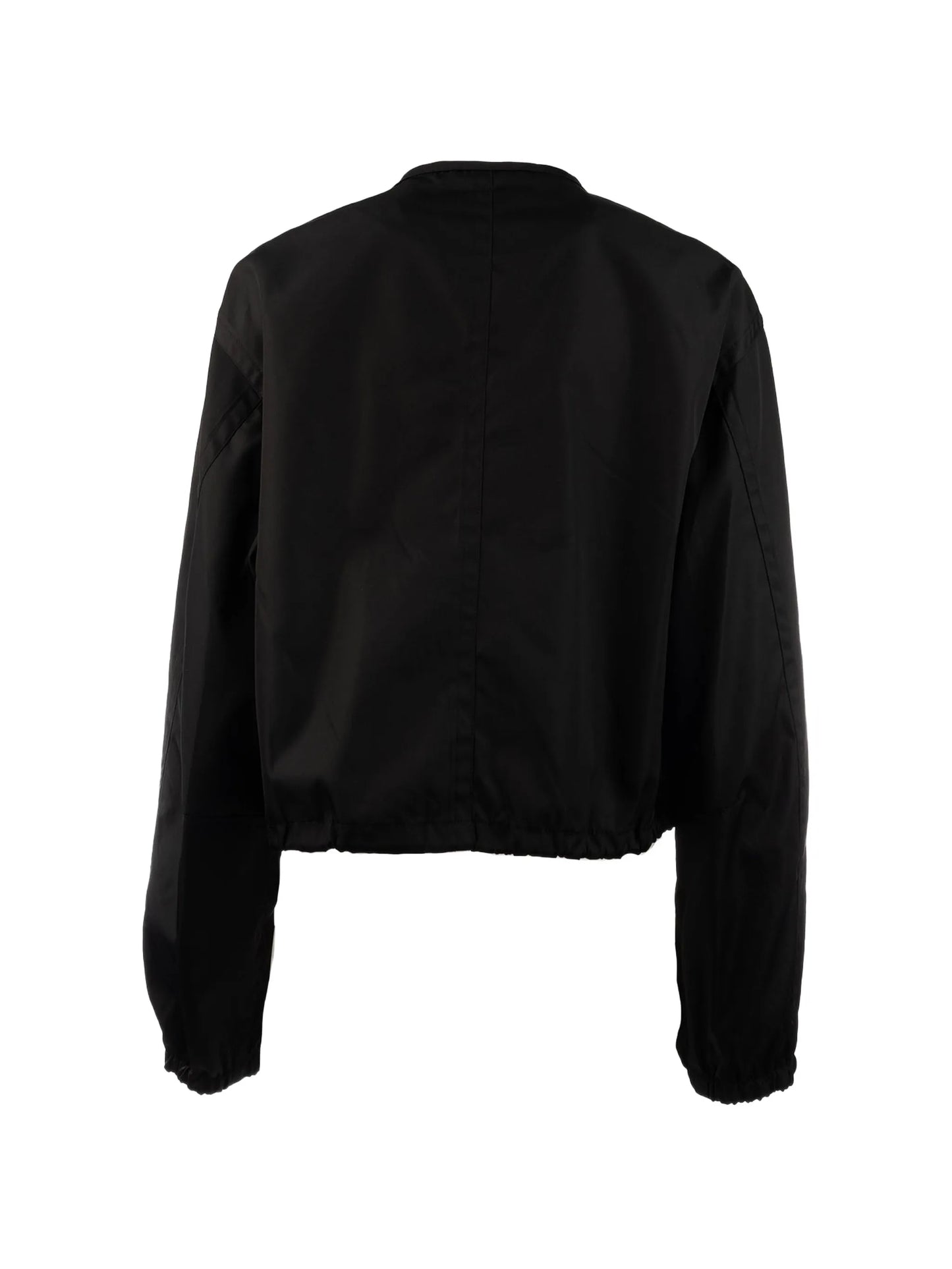 Re-Nylon logo-plaque jacket