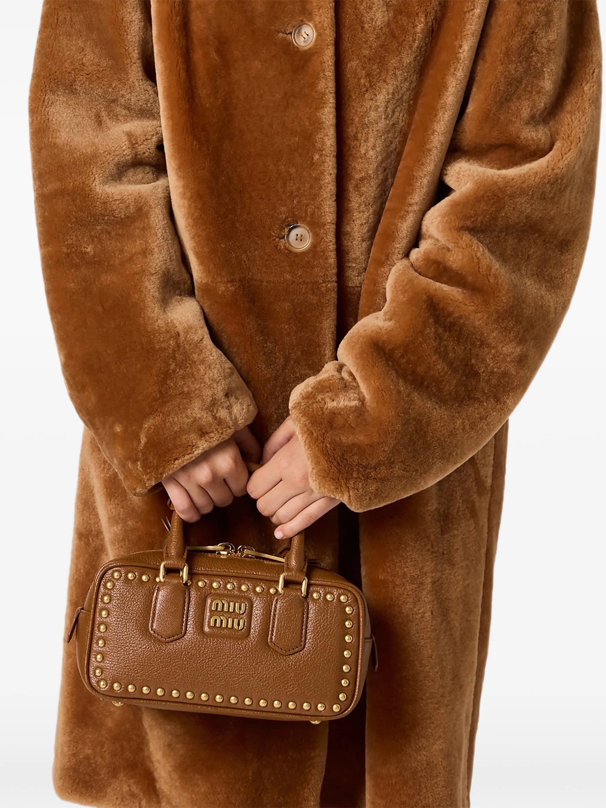 Arcadie studded leather bag