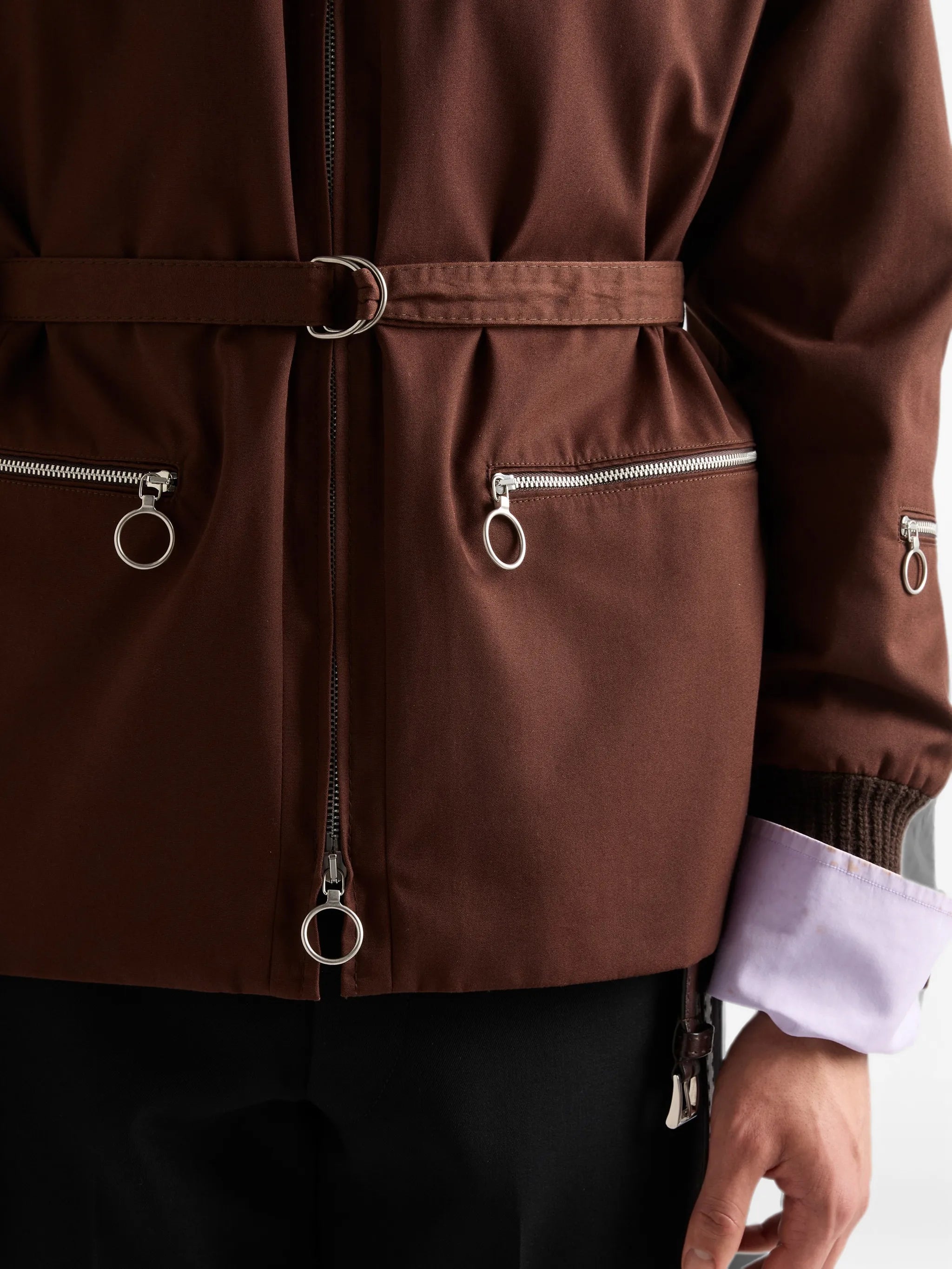 technical fabric jacket