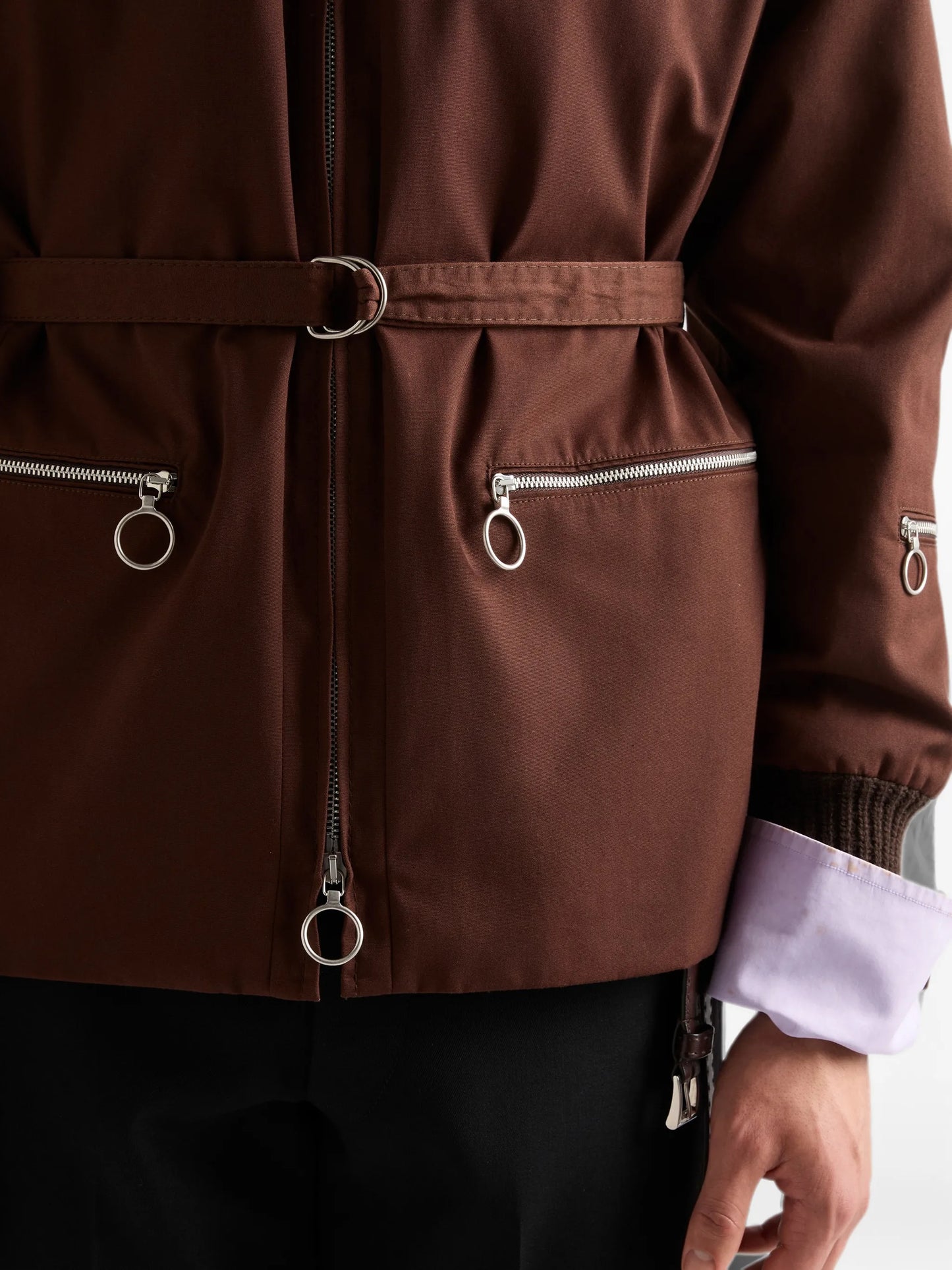 technical fabric jacket