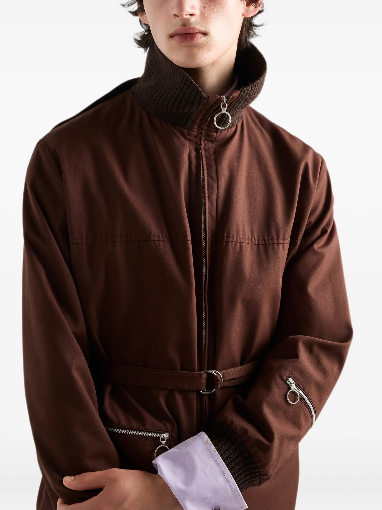 technical fabric jacket