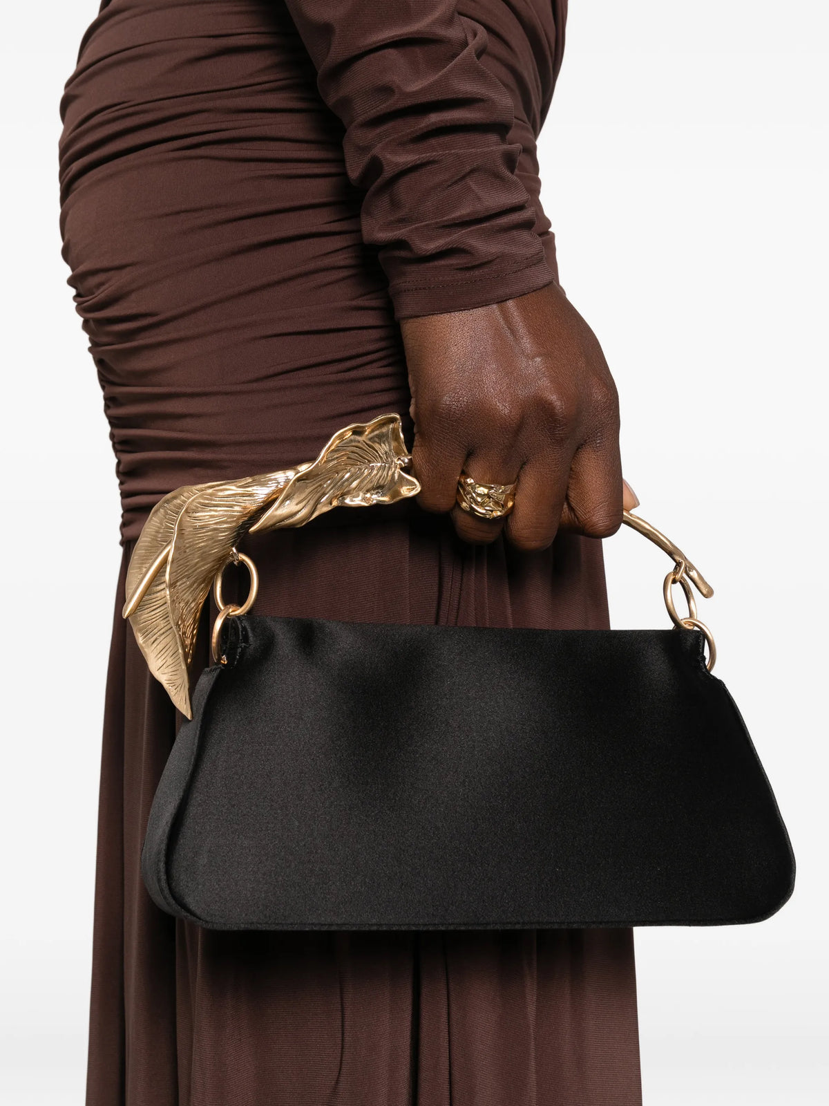 Calla leaf-detail tote bag