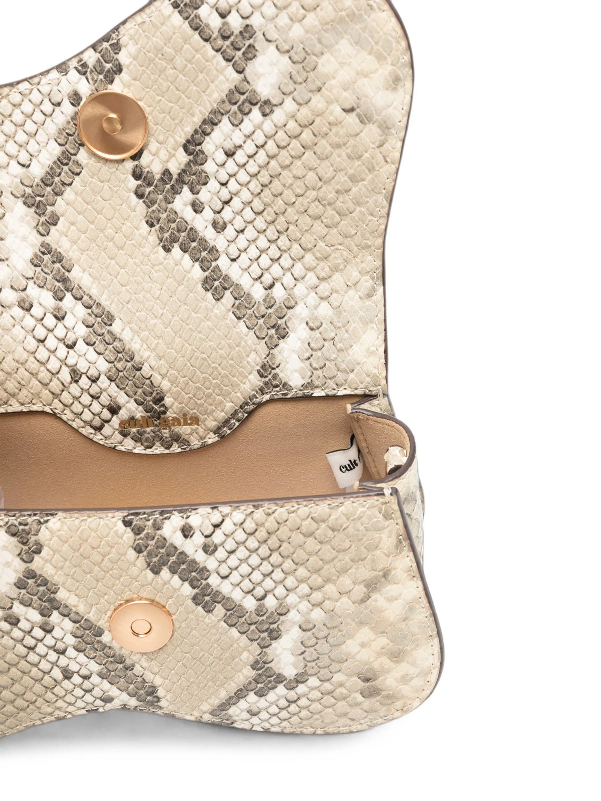 mini Kazia snake-effect leather tote bag