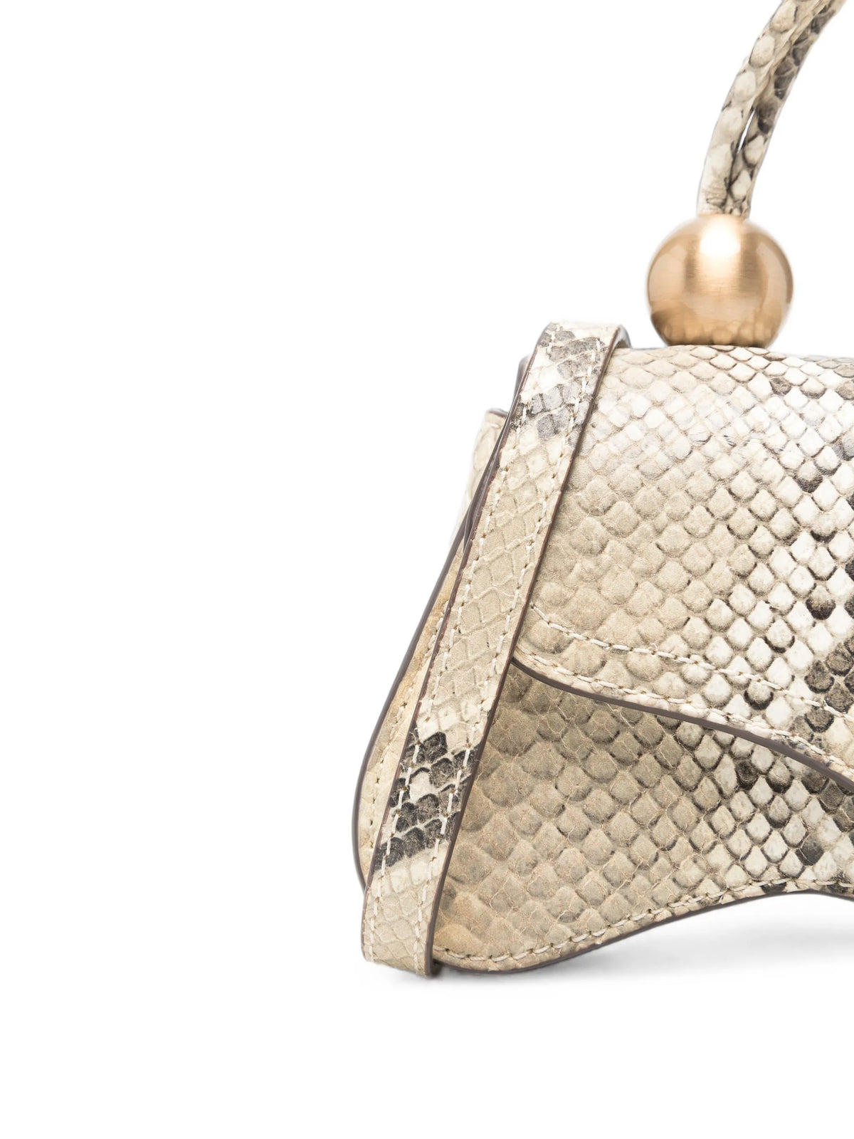 mini Kazia snake-effect leather tote bag