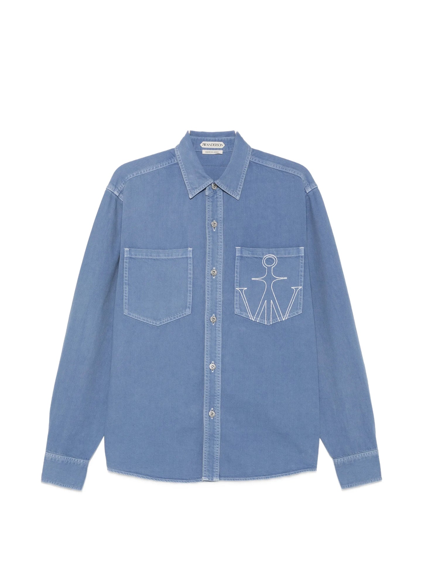 embroidered oversized shirt