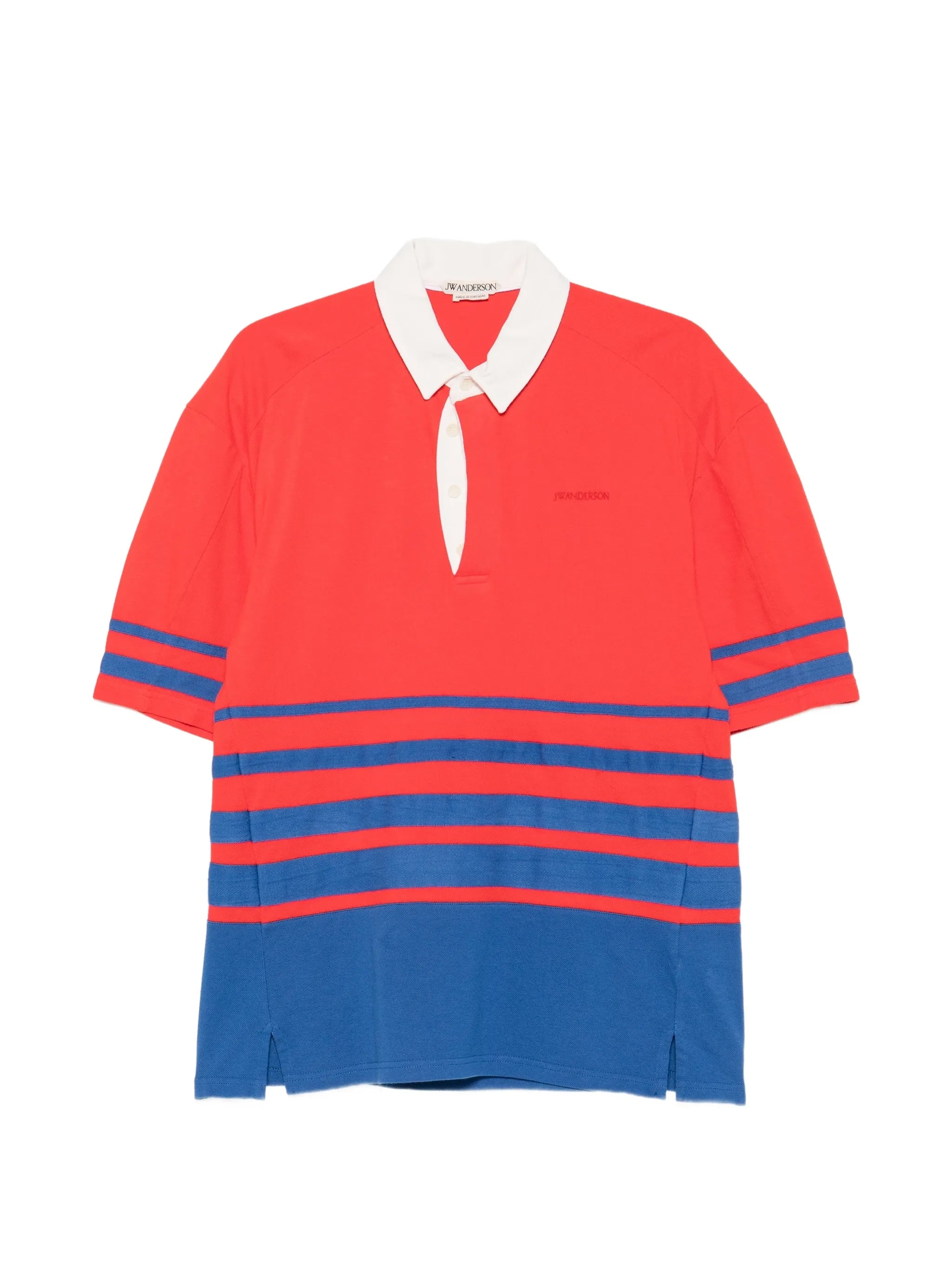 striped polo shirt