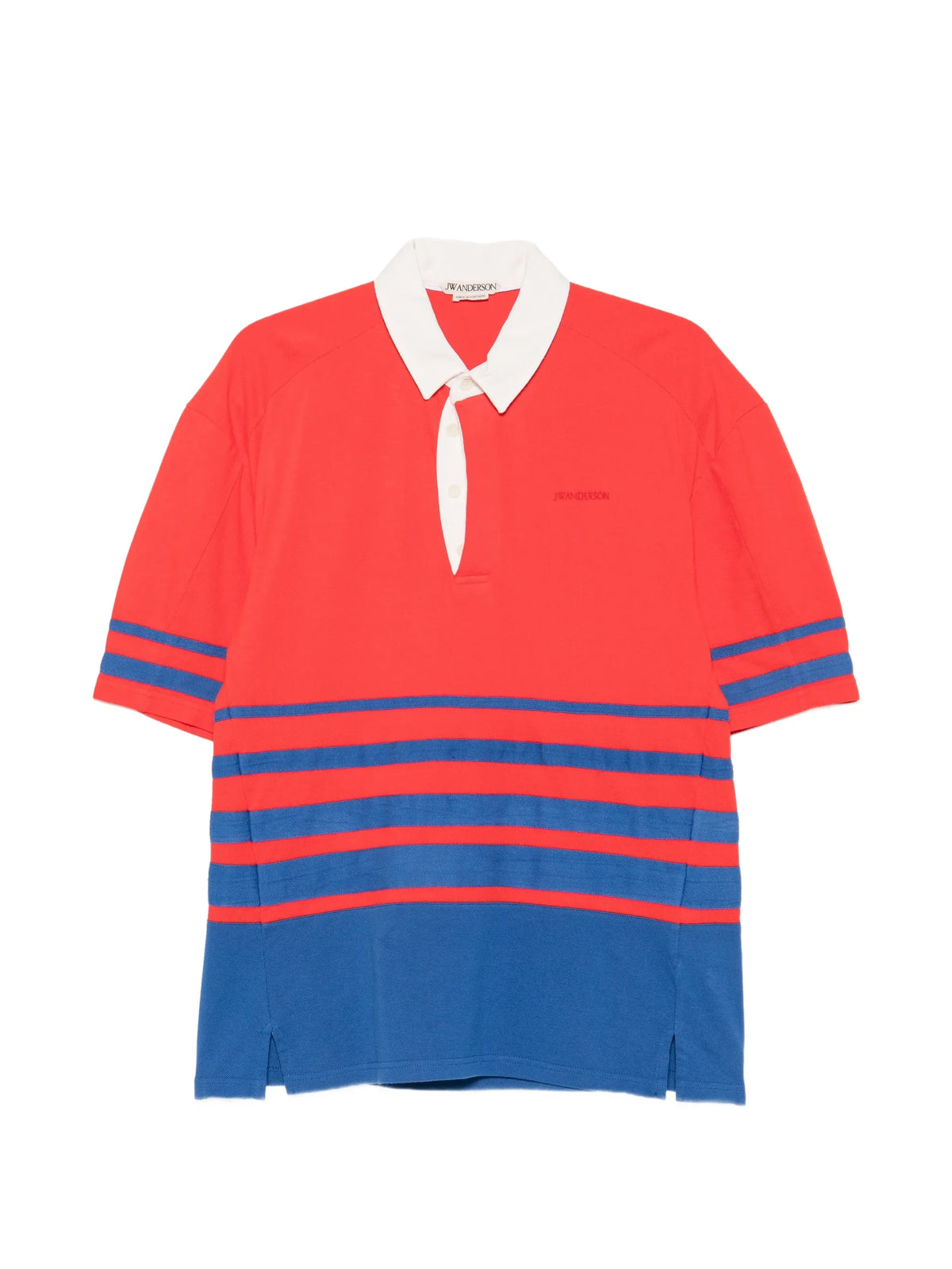 striped polo shirt