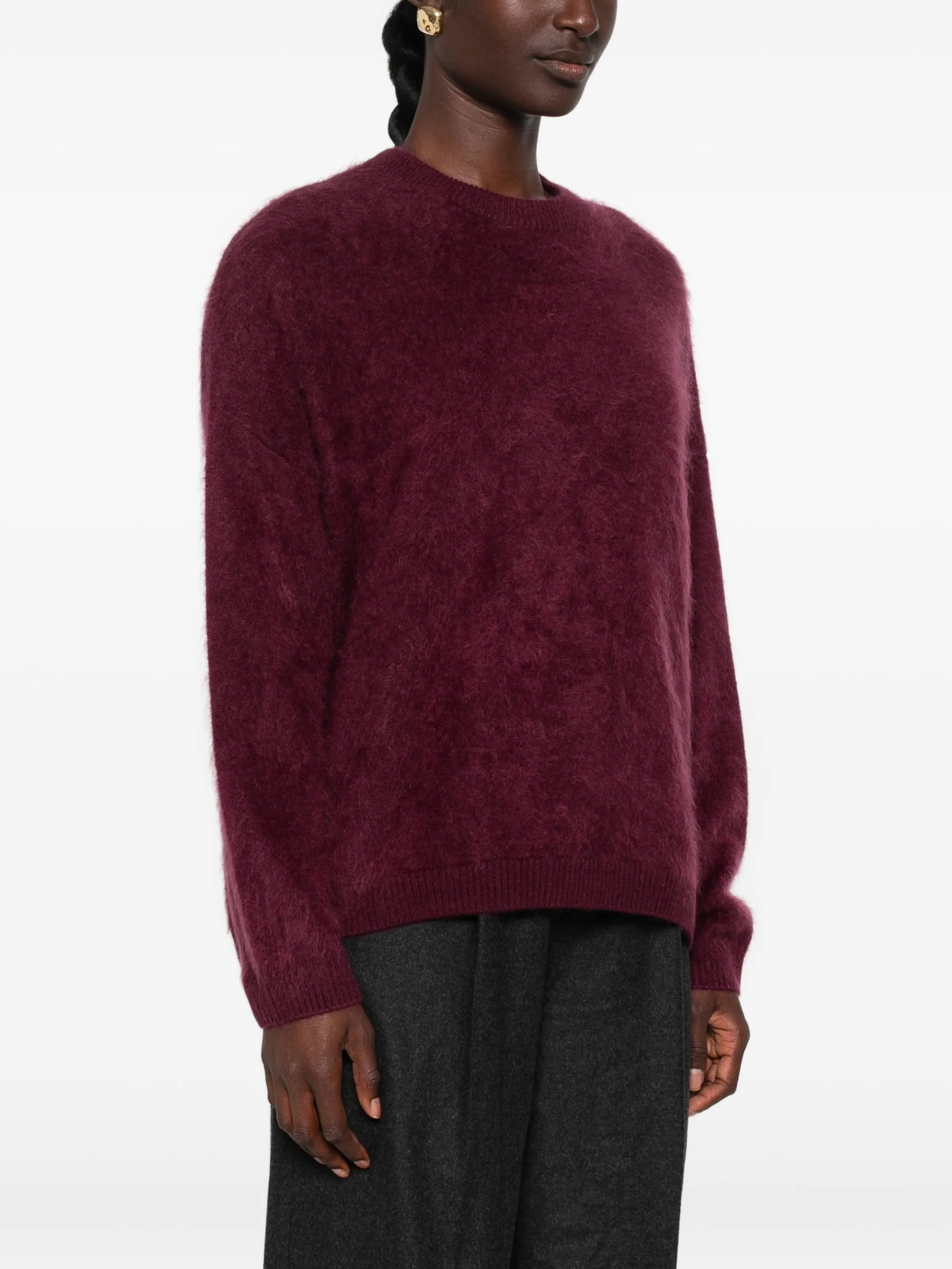 brushed cashmere sweater