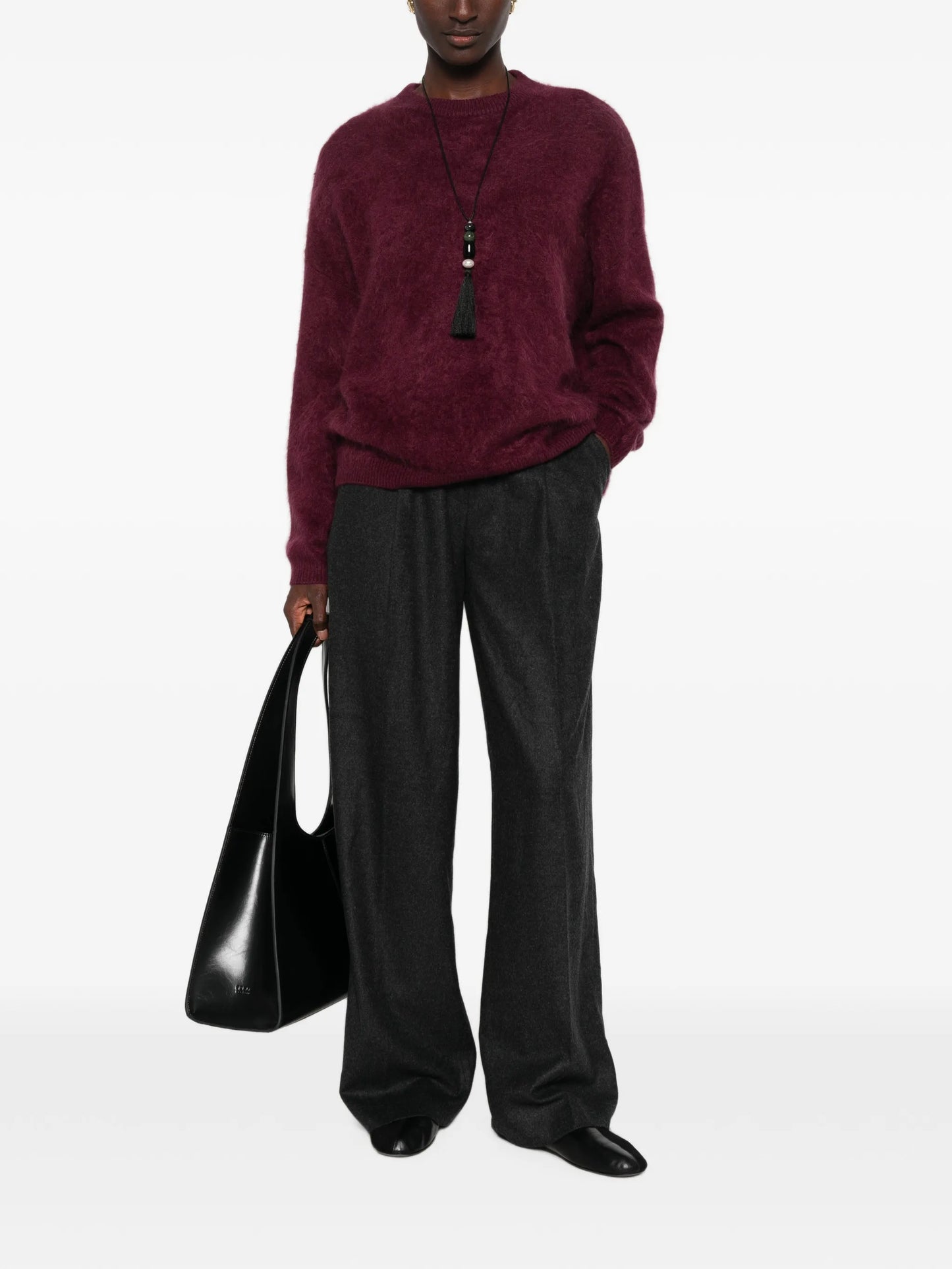 brushed cashmere sweater