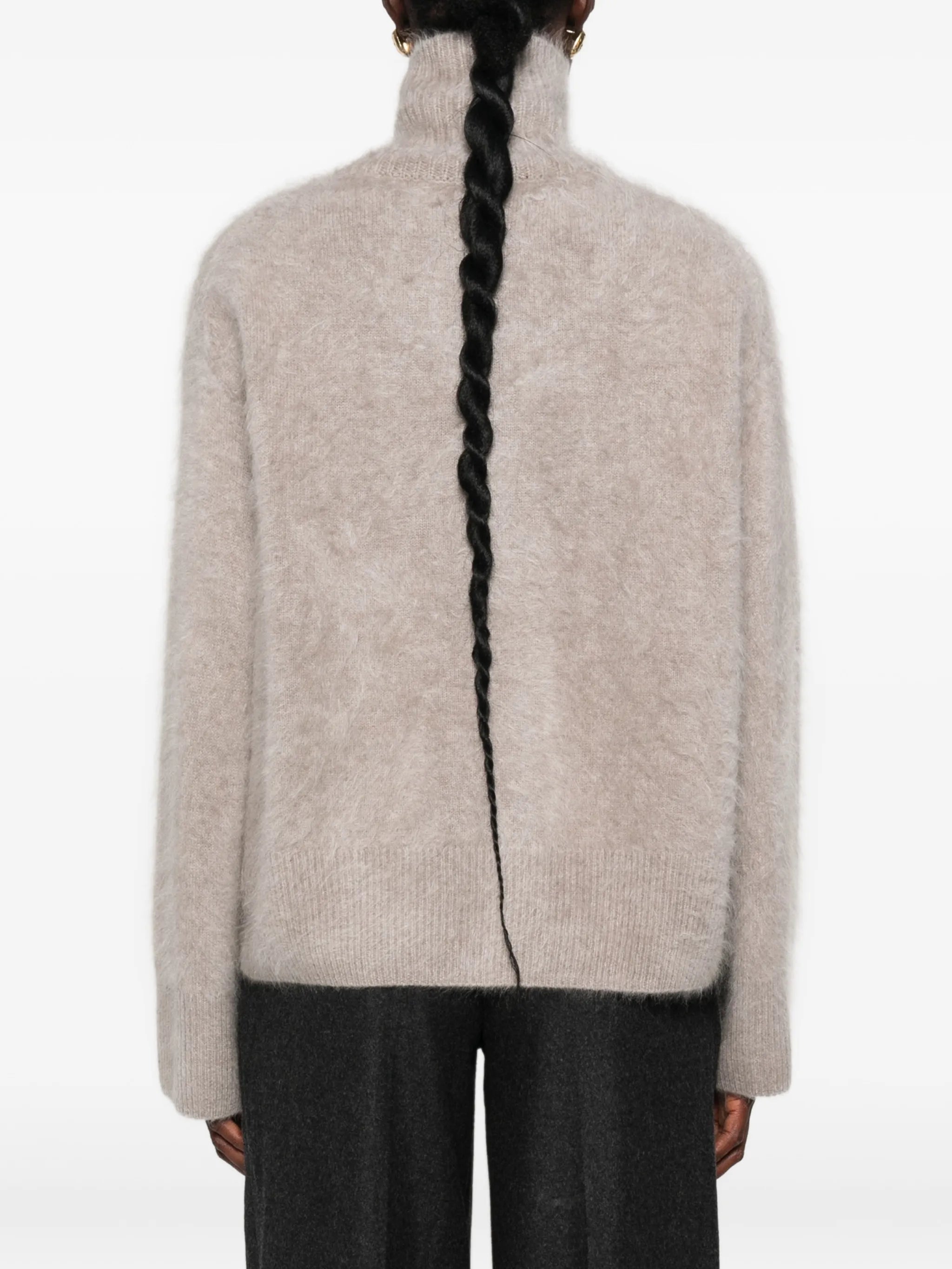brushed cashmere sweater