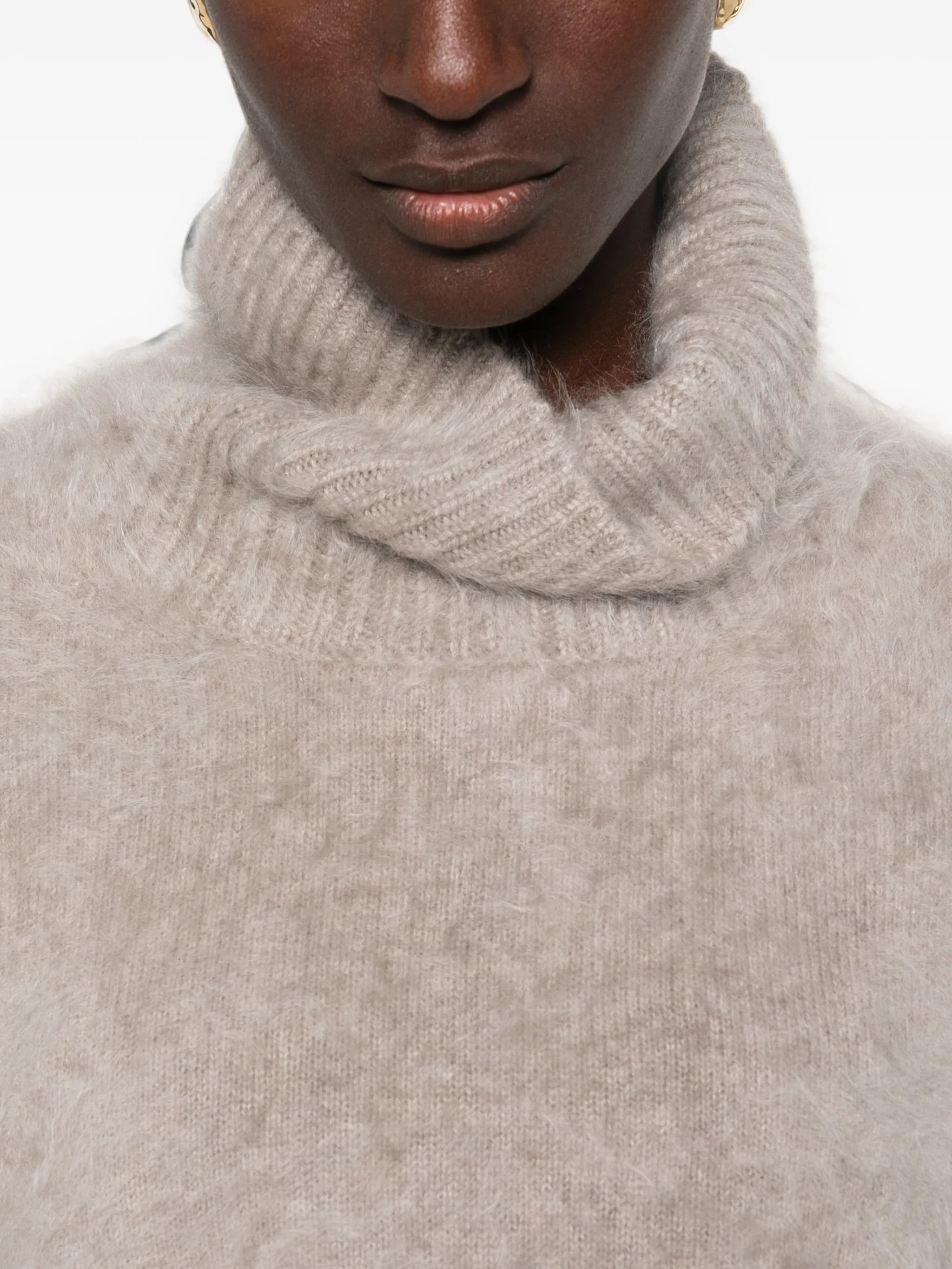 brushed cashmere sweater