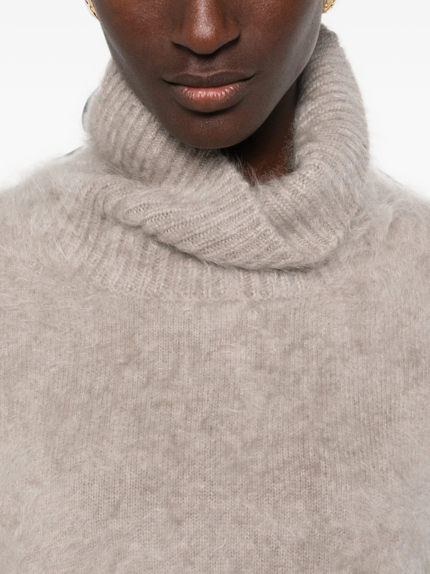 brushed cashmere sweater