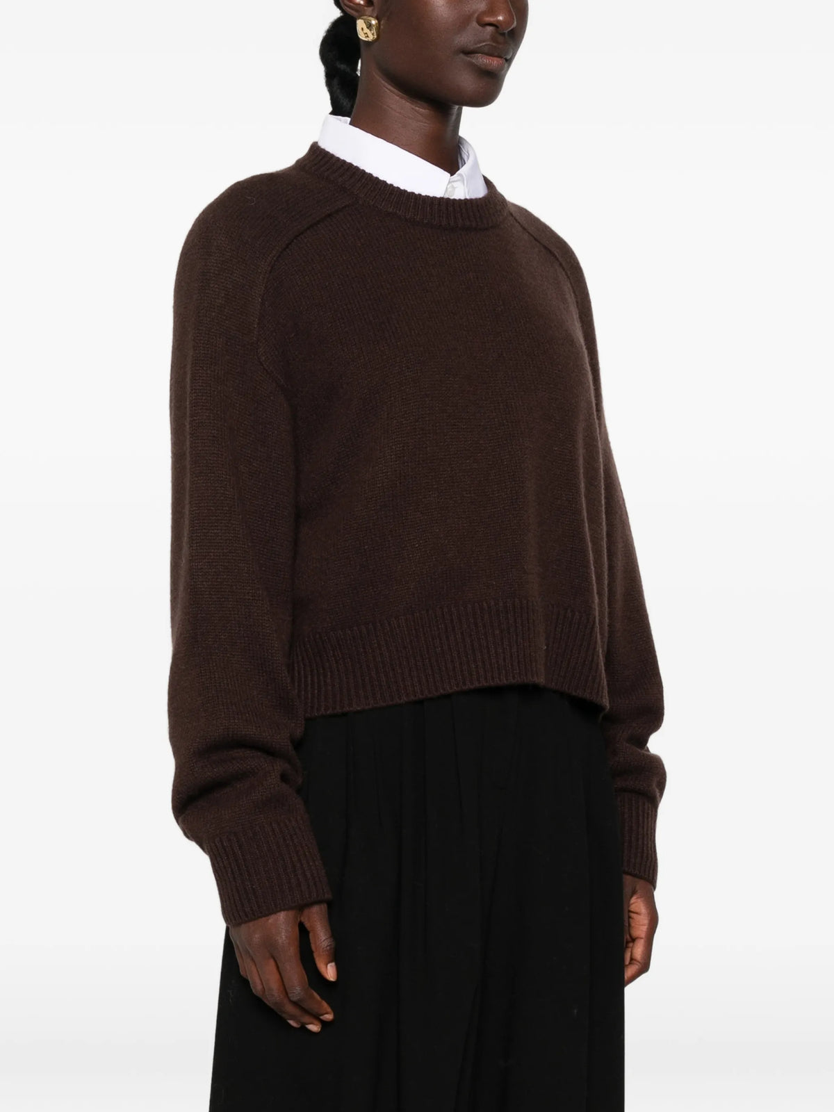 cropped cashmere sweater