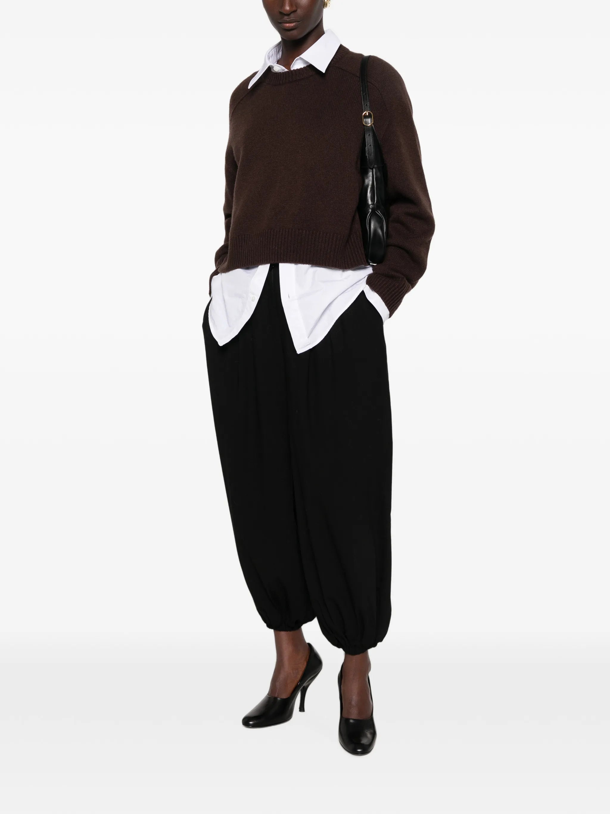 cropped cashmere sweater