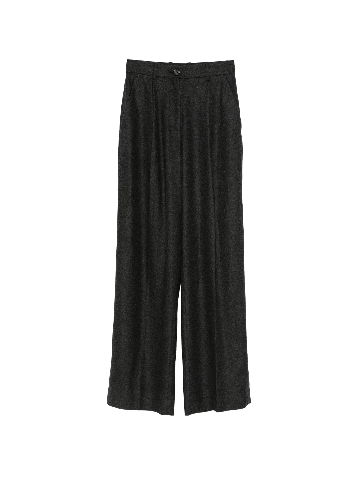 pleated wide-leg trousers