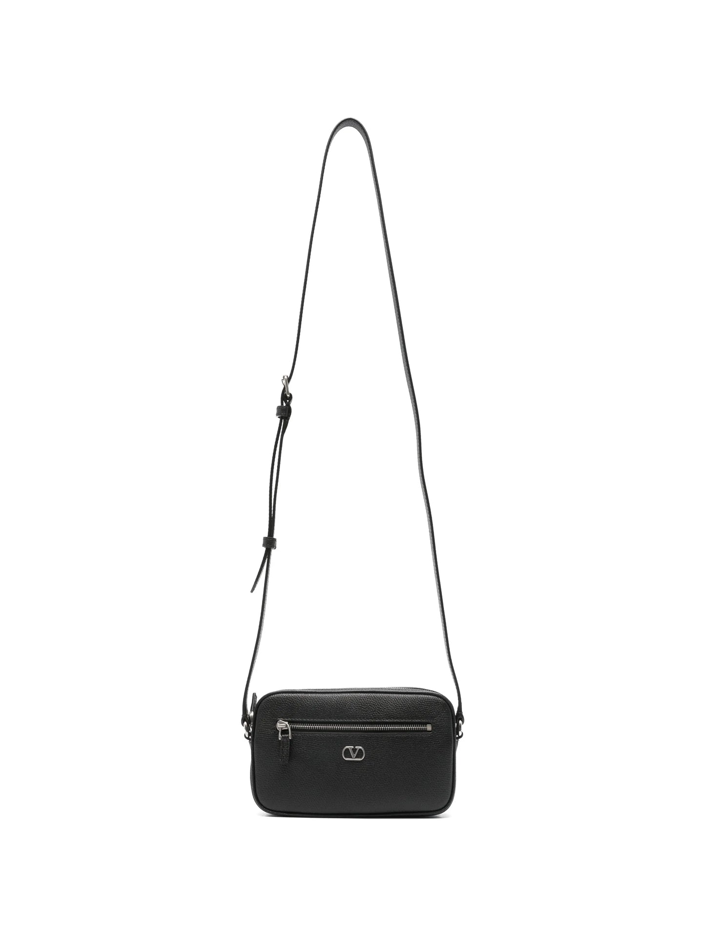 VLogo Signature leather shoulder bag