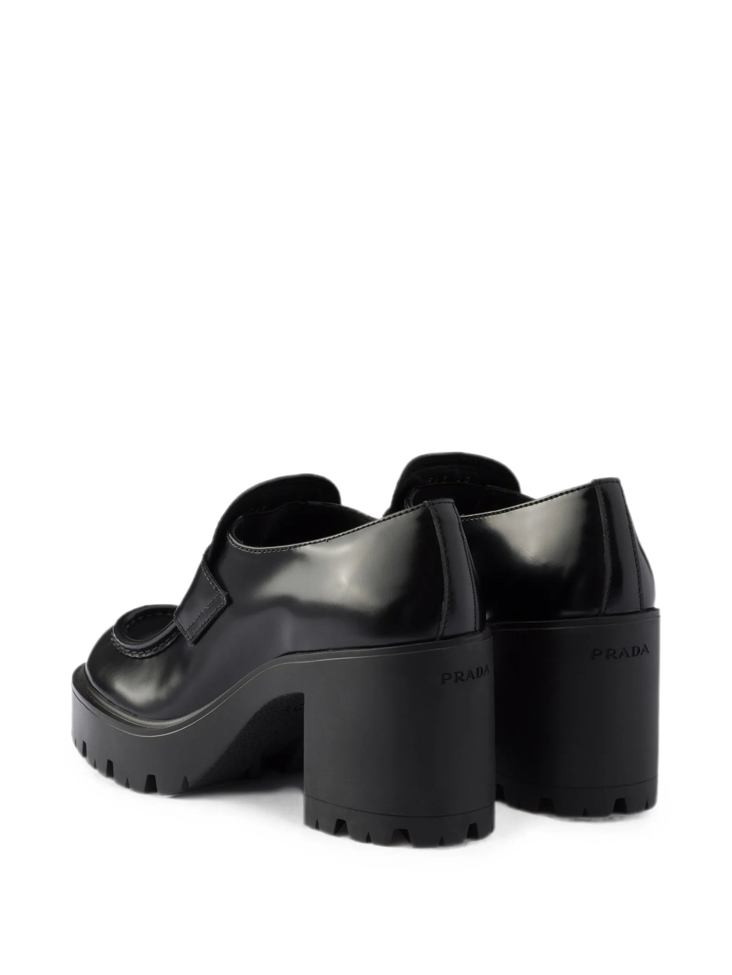 brushed-leather loafers