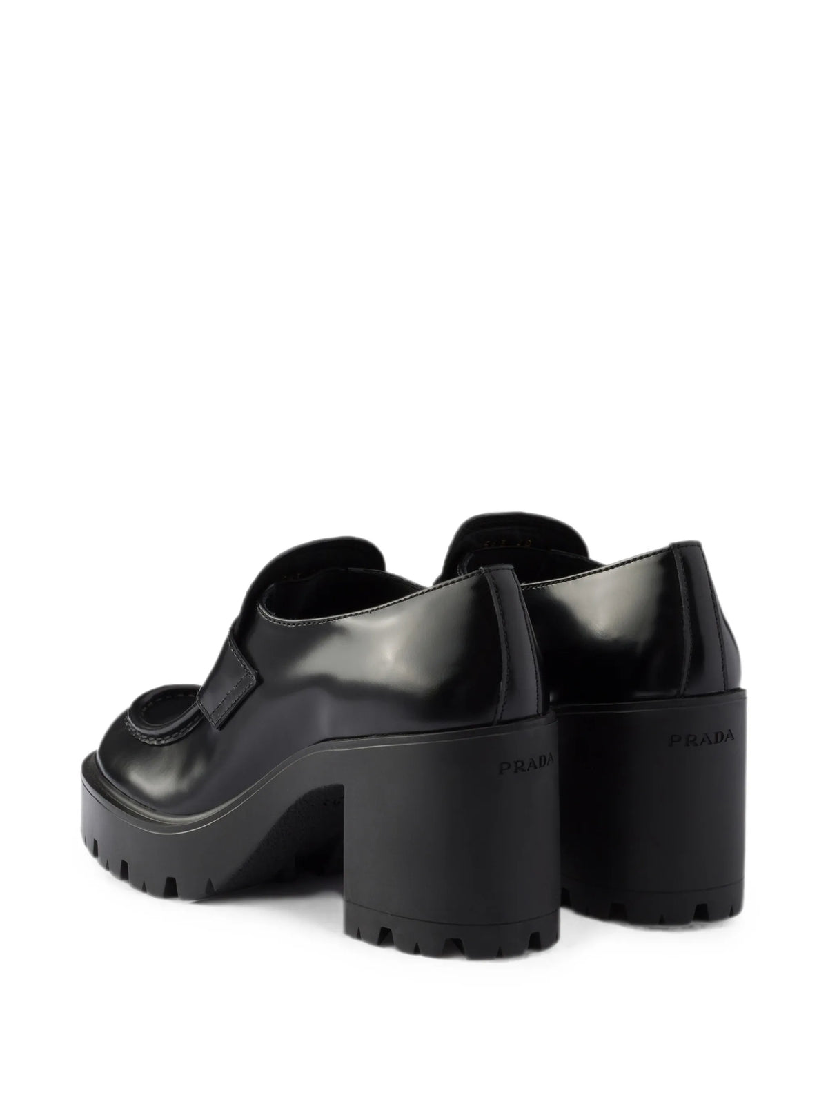 brushed-leather loafers
