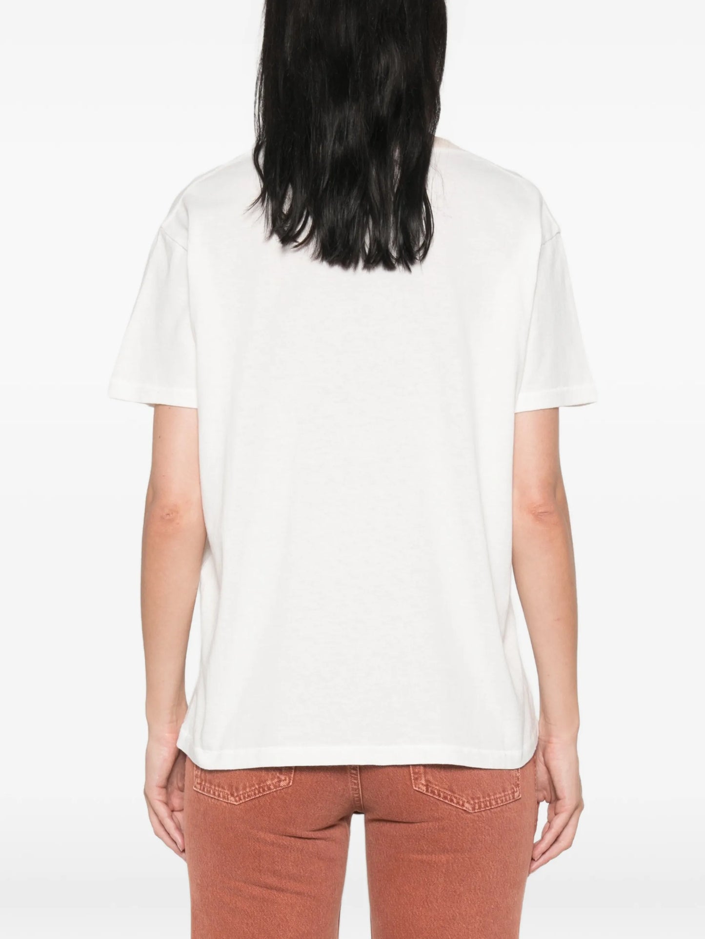 cactus-print cotton T-shirt
