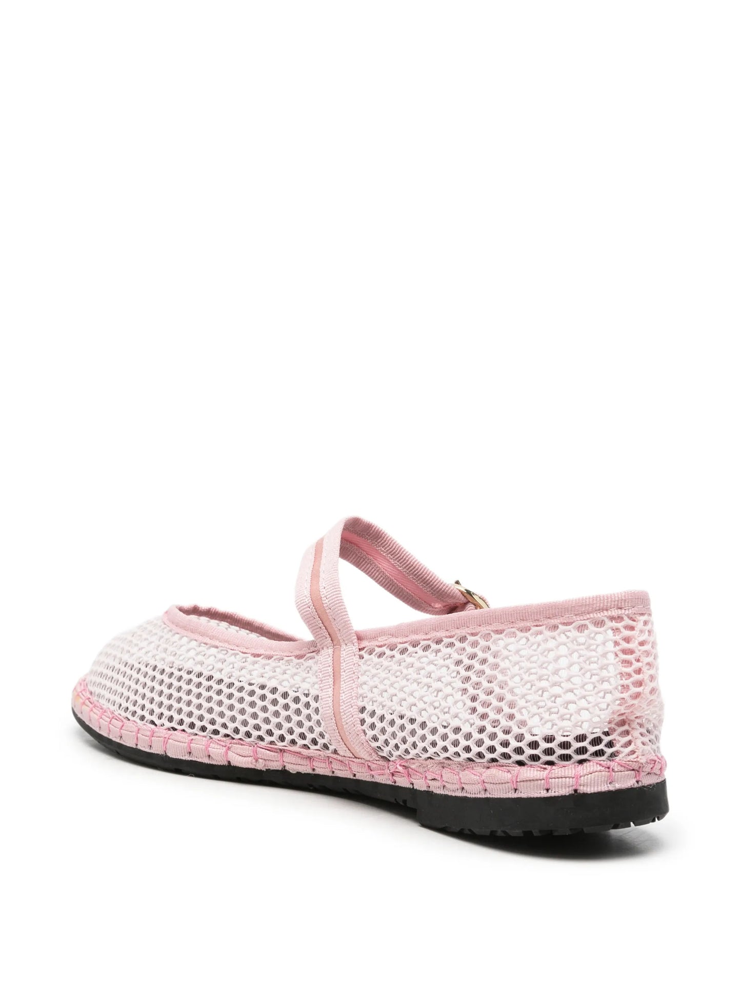 Isabella fishnet ballet flats