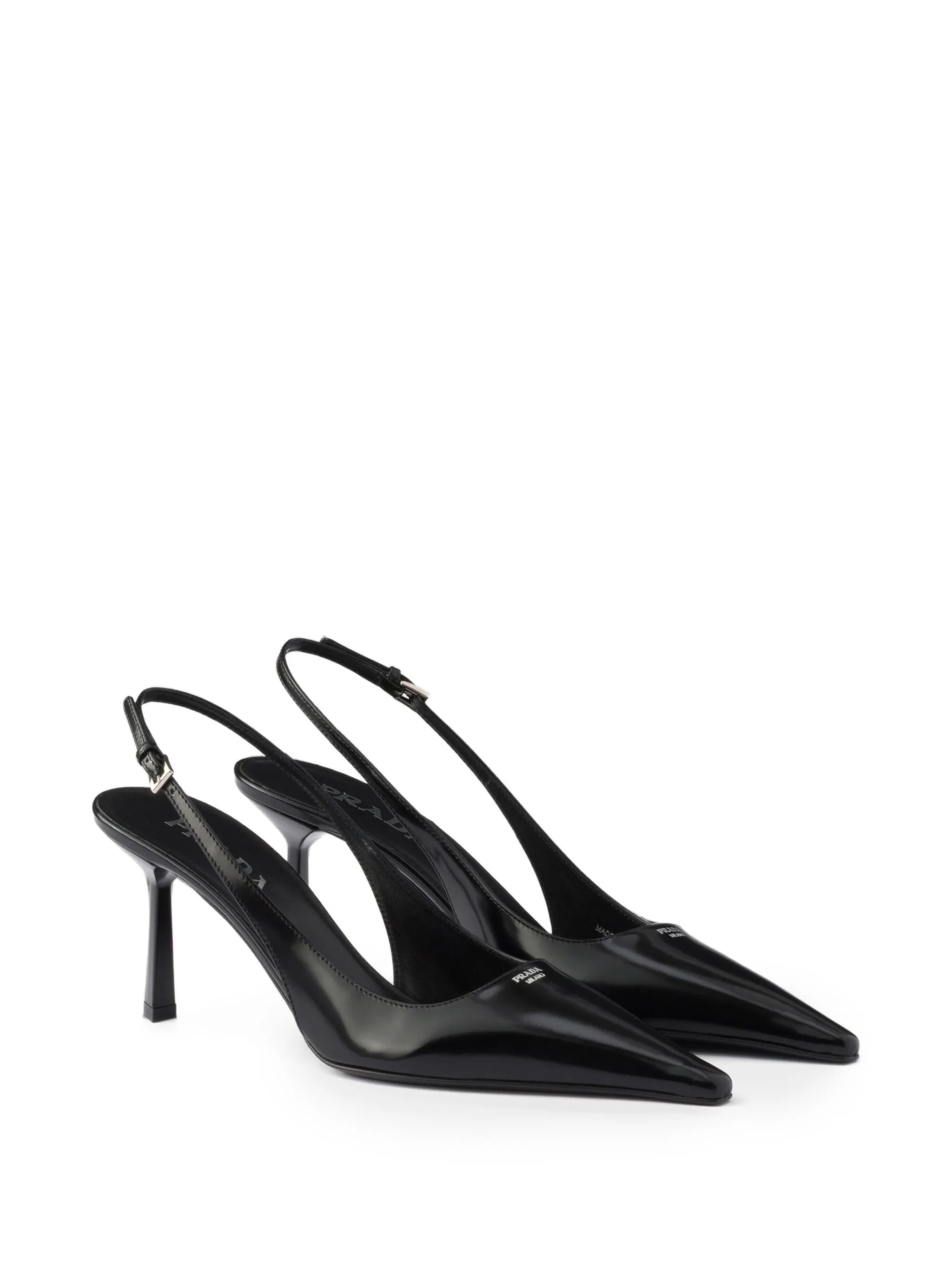 slingback pointed-toe pumps