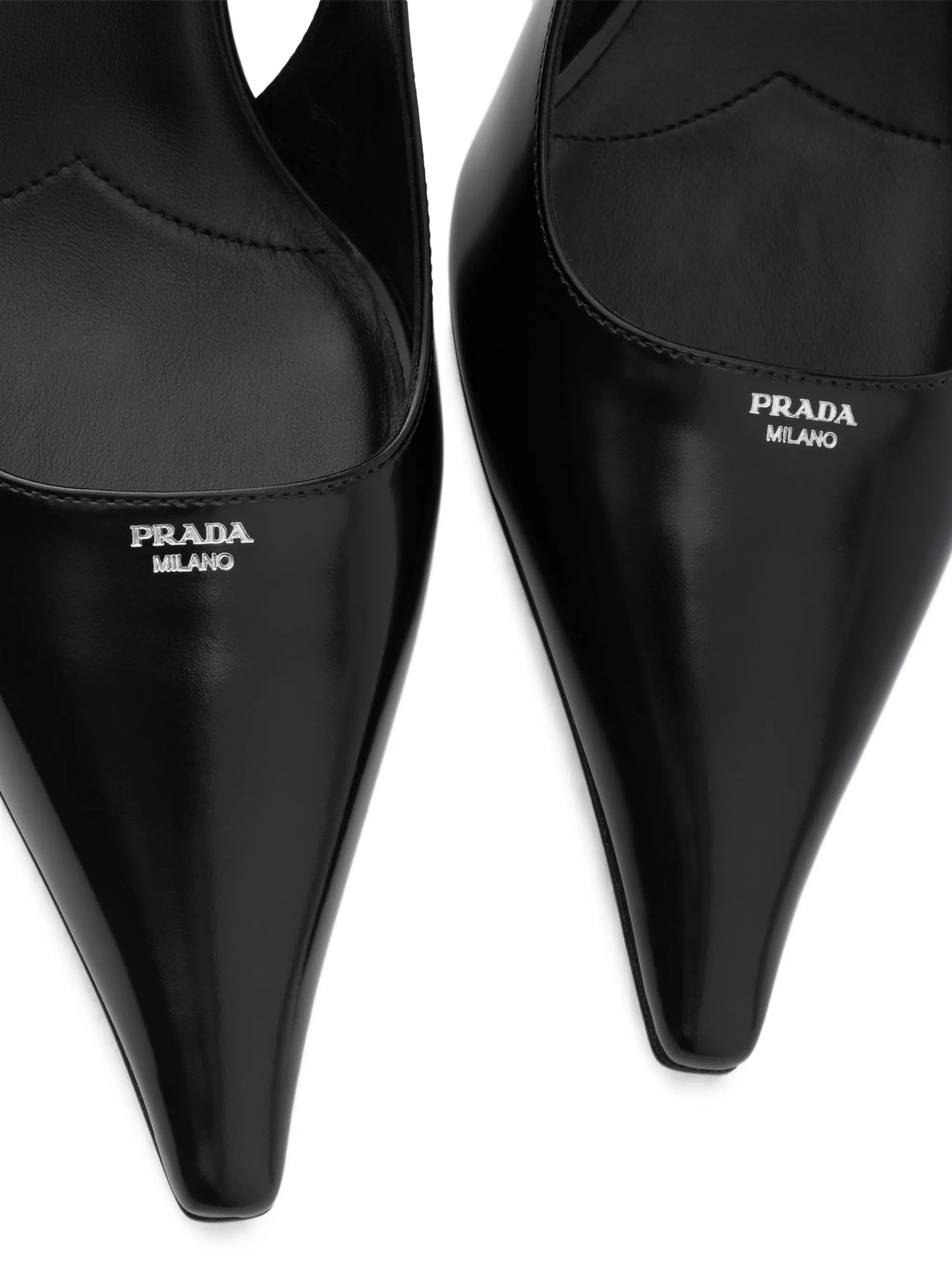 slingback pointed-toe pumps
