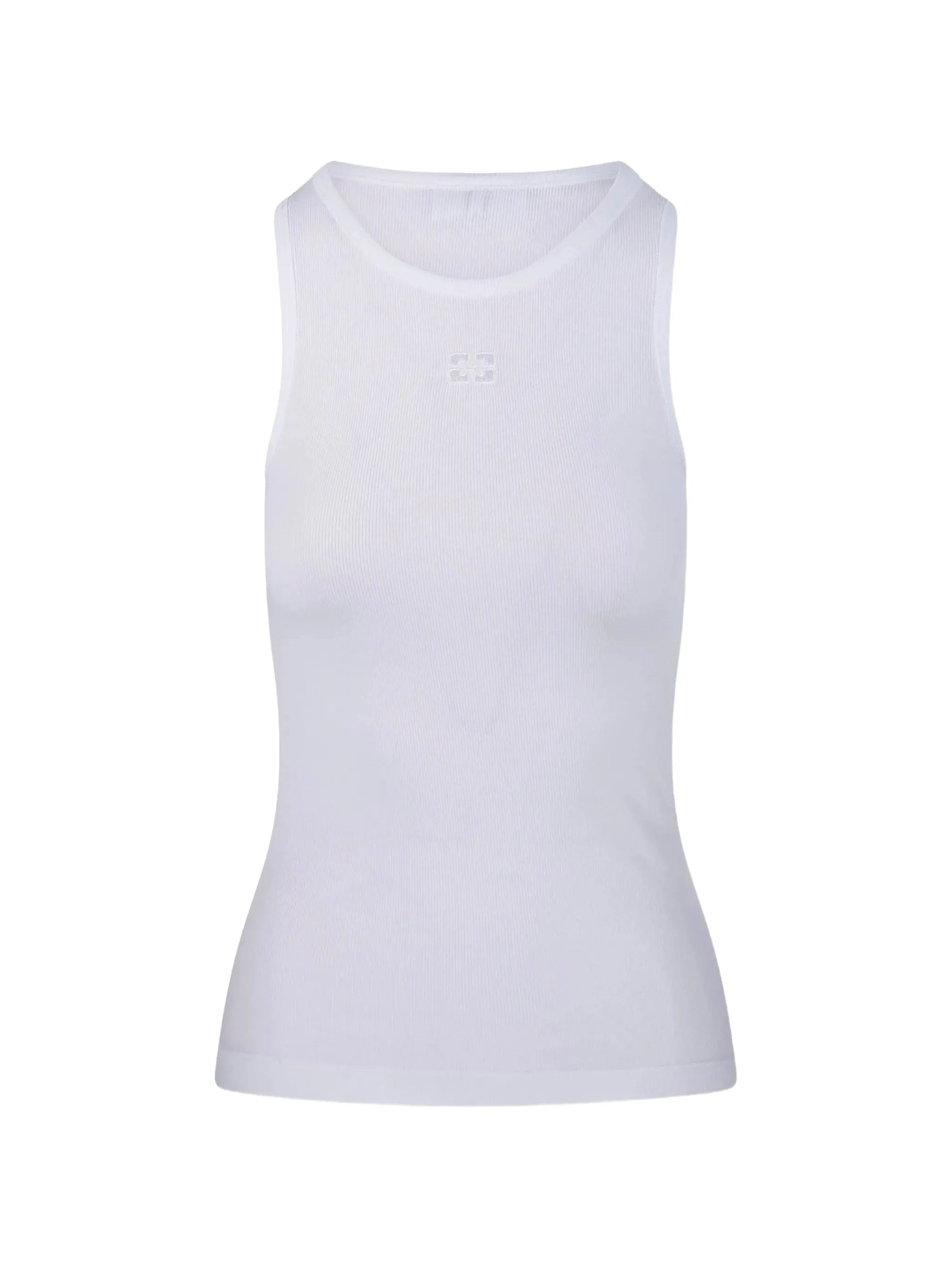 tank top in cotton rib