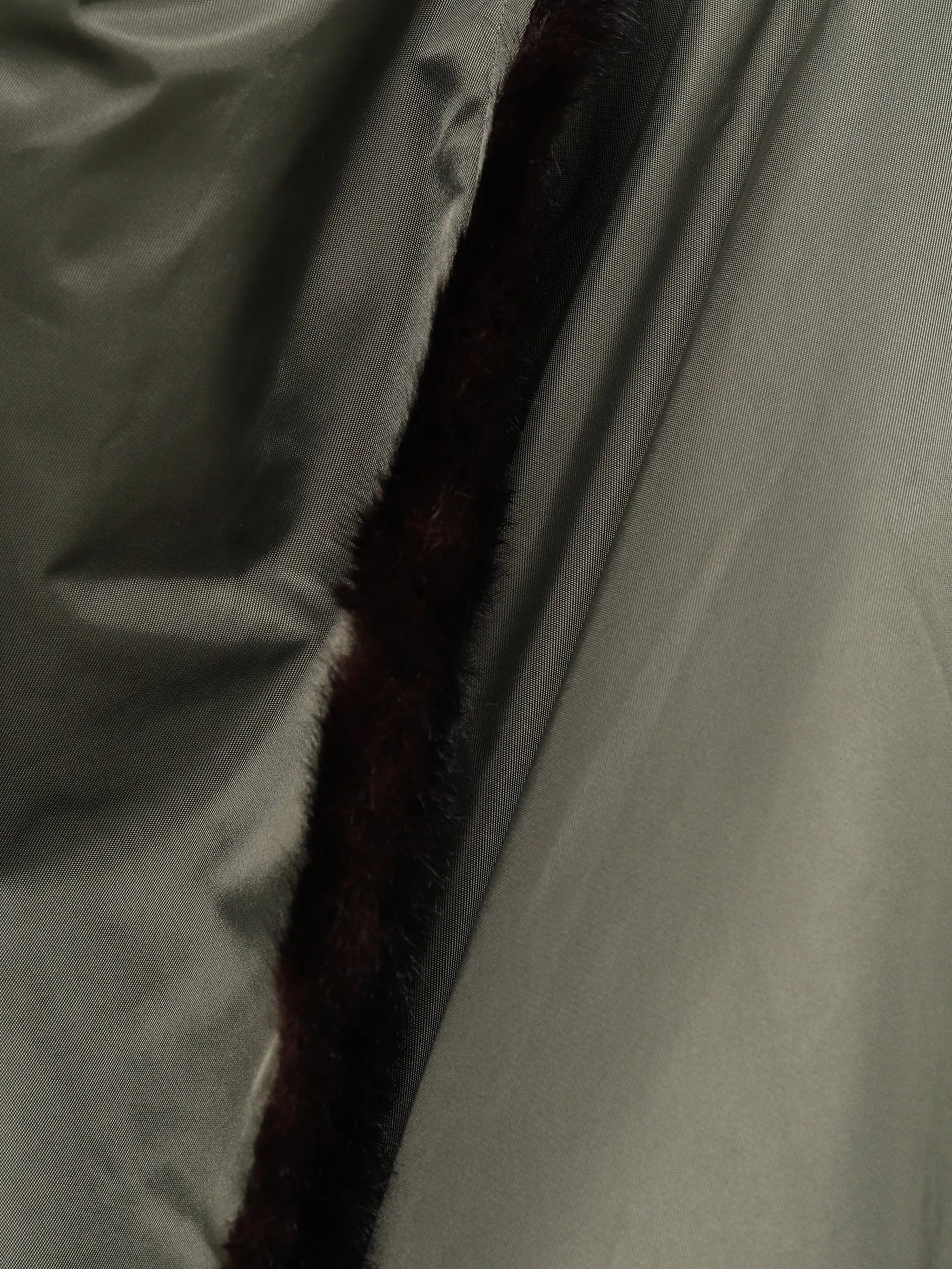 Vera faux-fur elasticated-hem jacket