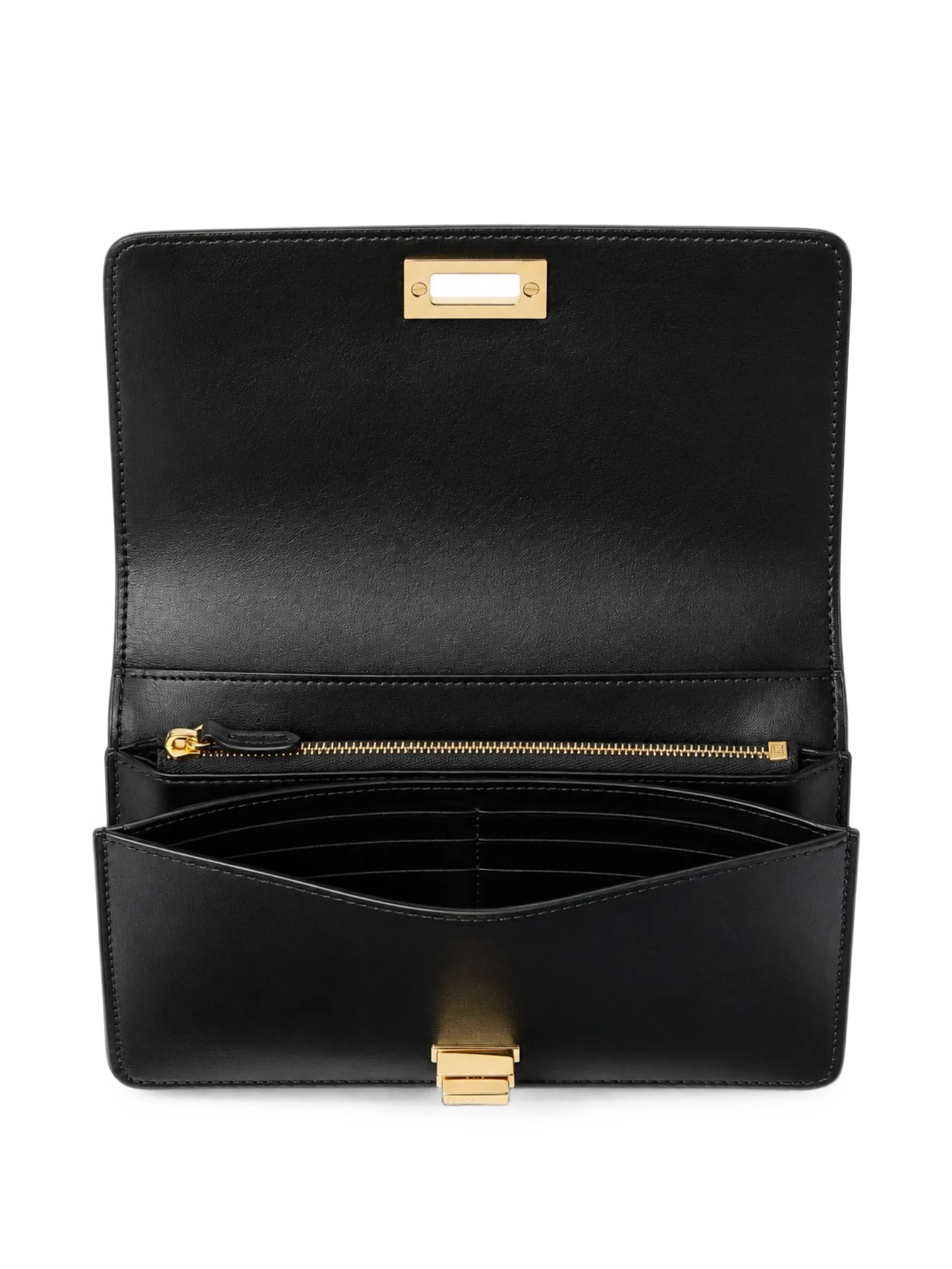 Peekaboo leather wallet