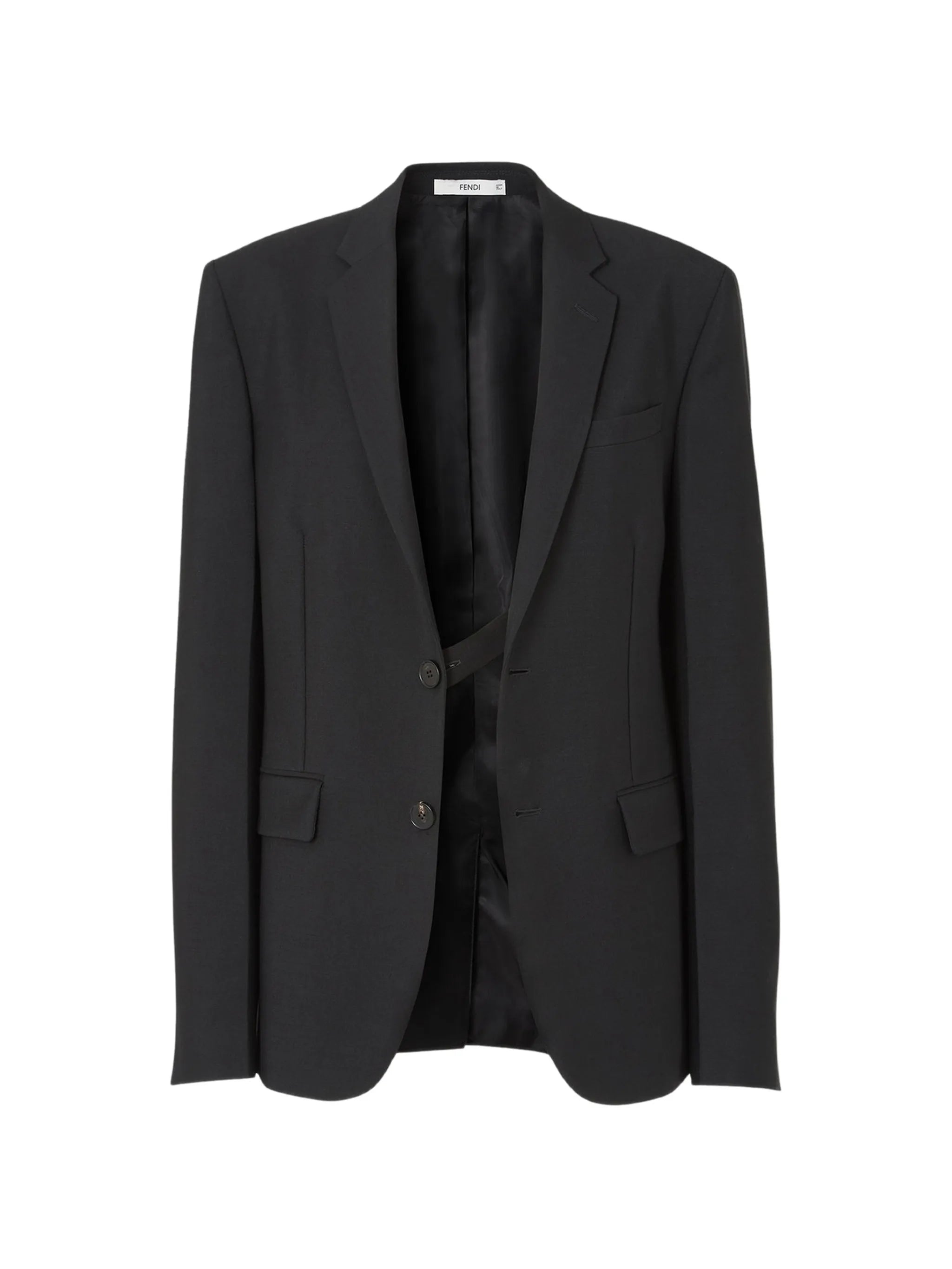 single-breasted blazer