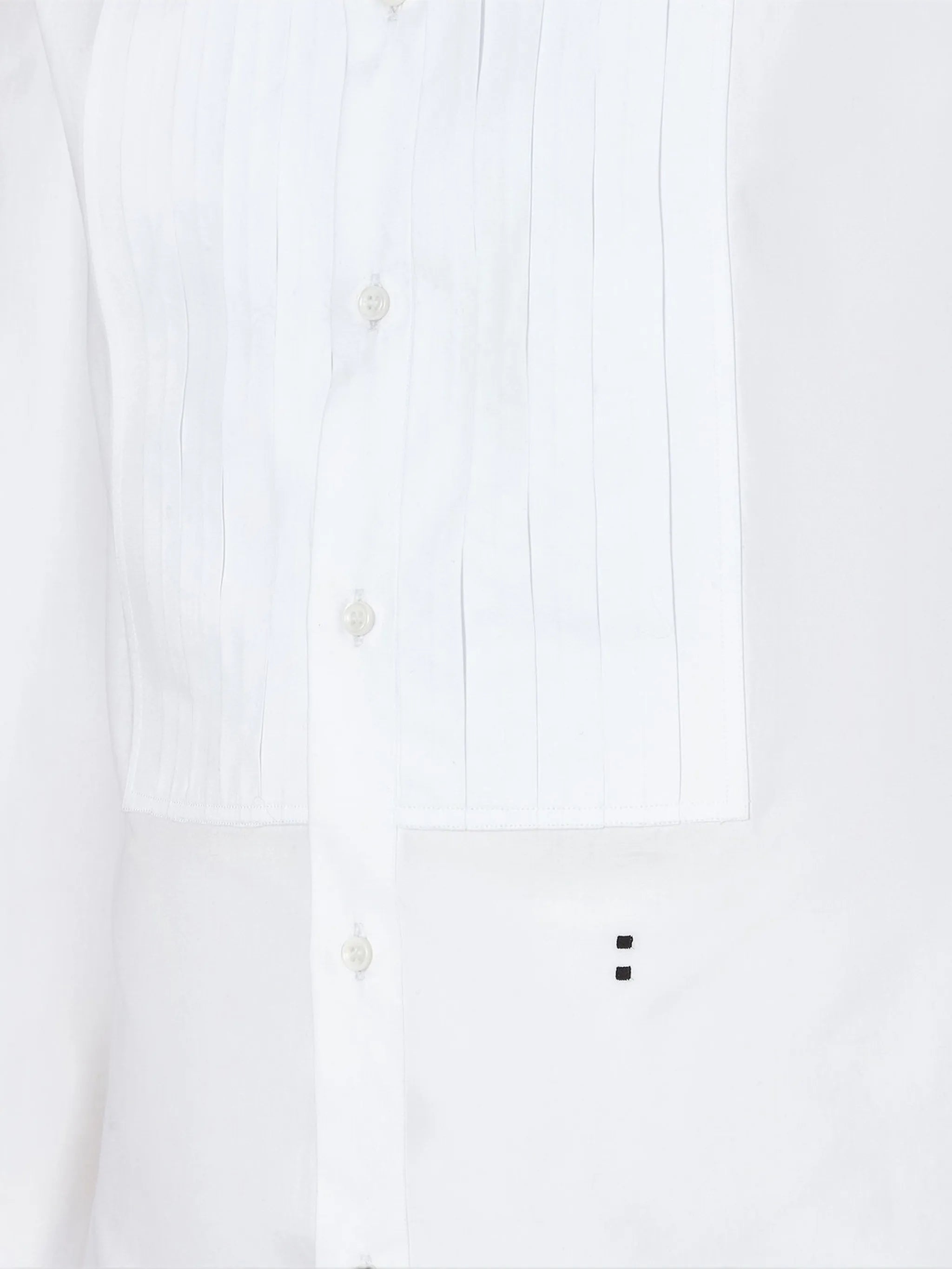 white poplin shirt