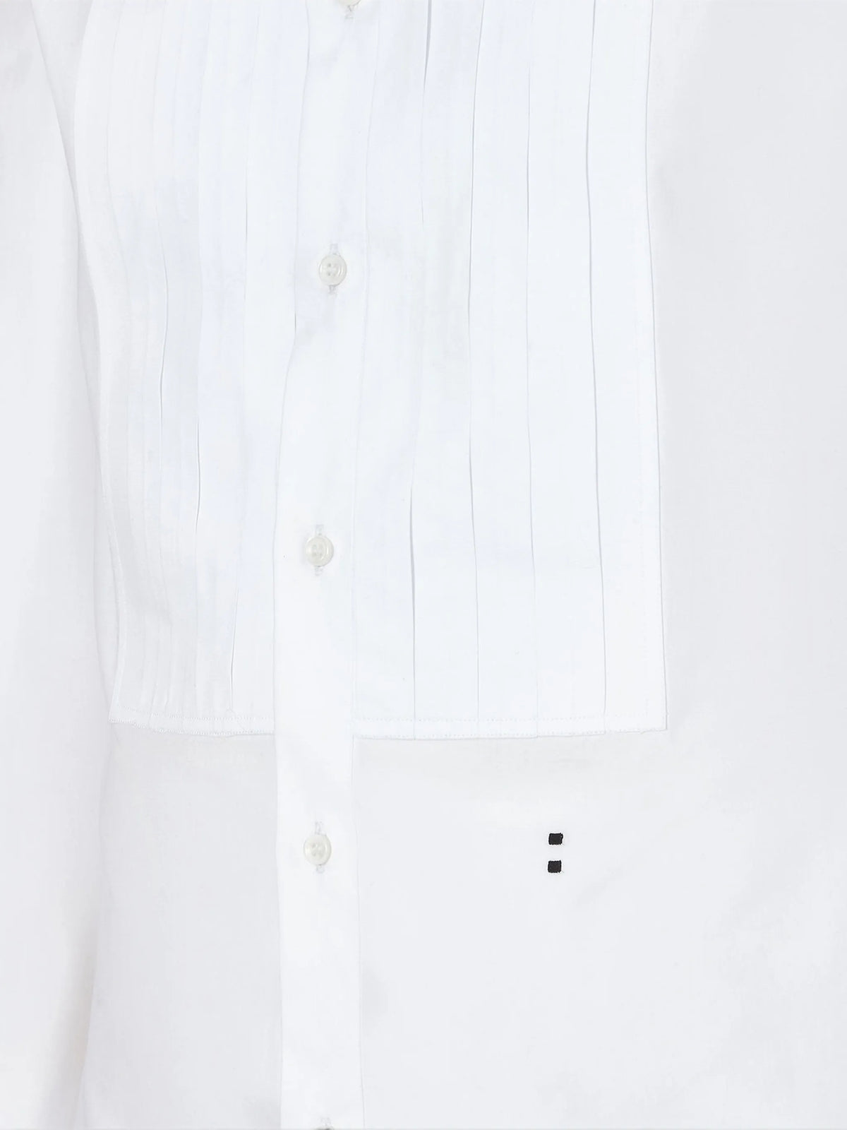 white poplin shirt
