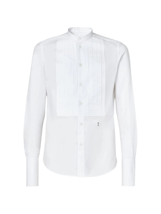white poplin shirt