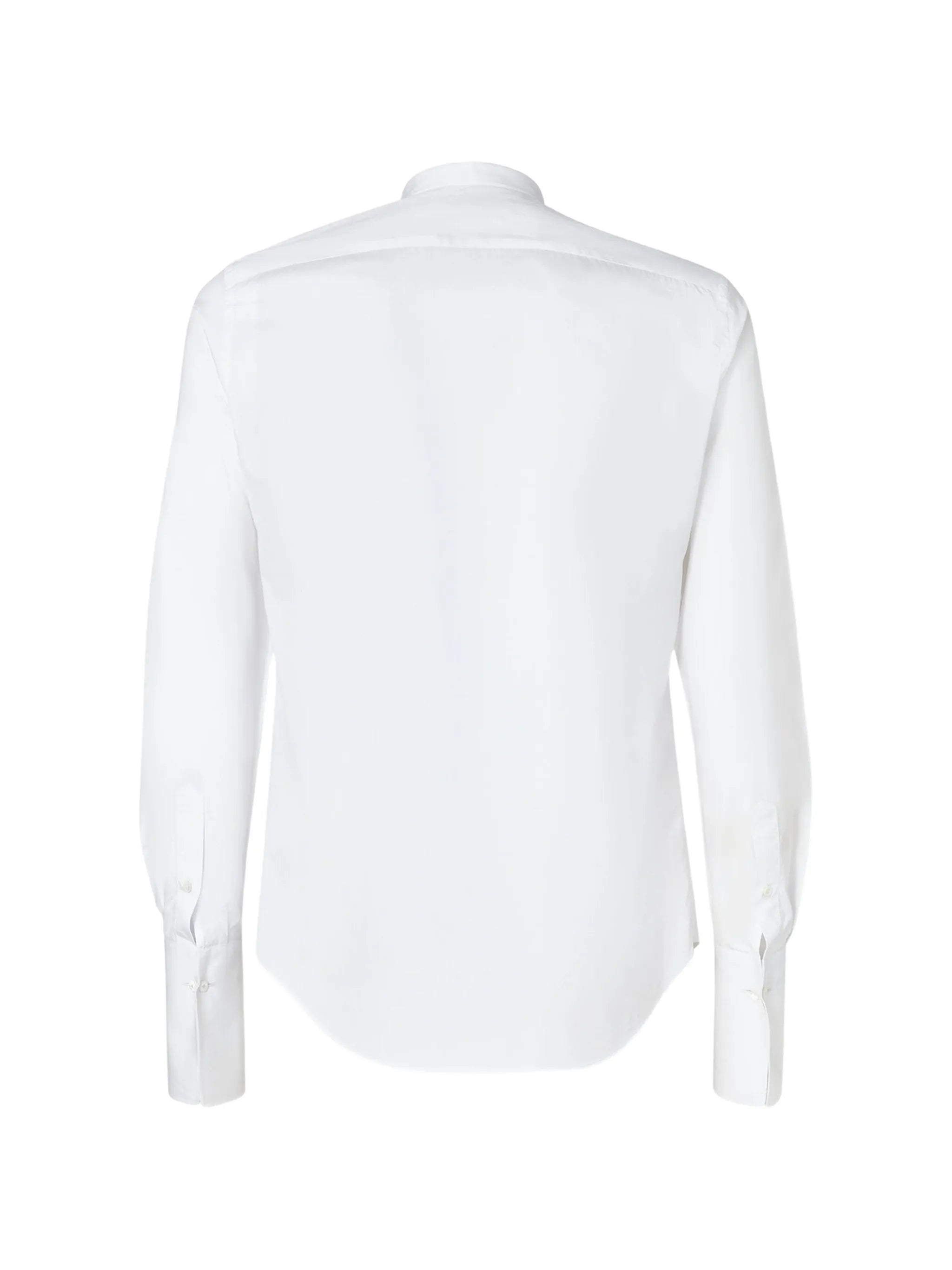 white poplin shirt