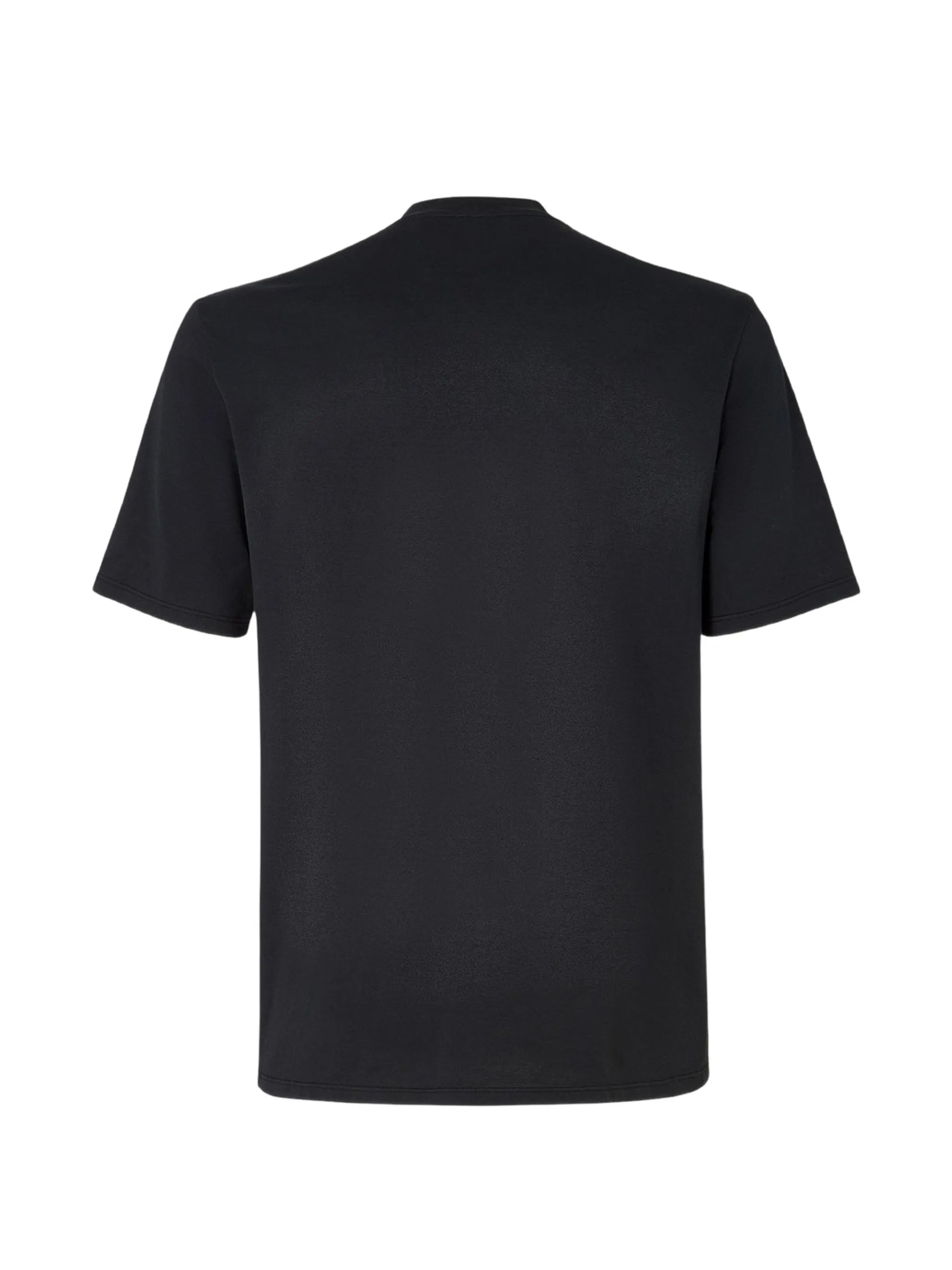 black cotton T-shirt