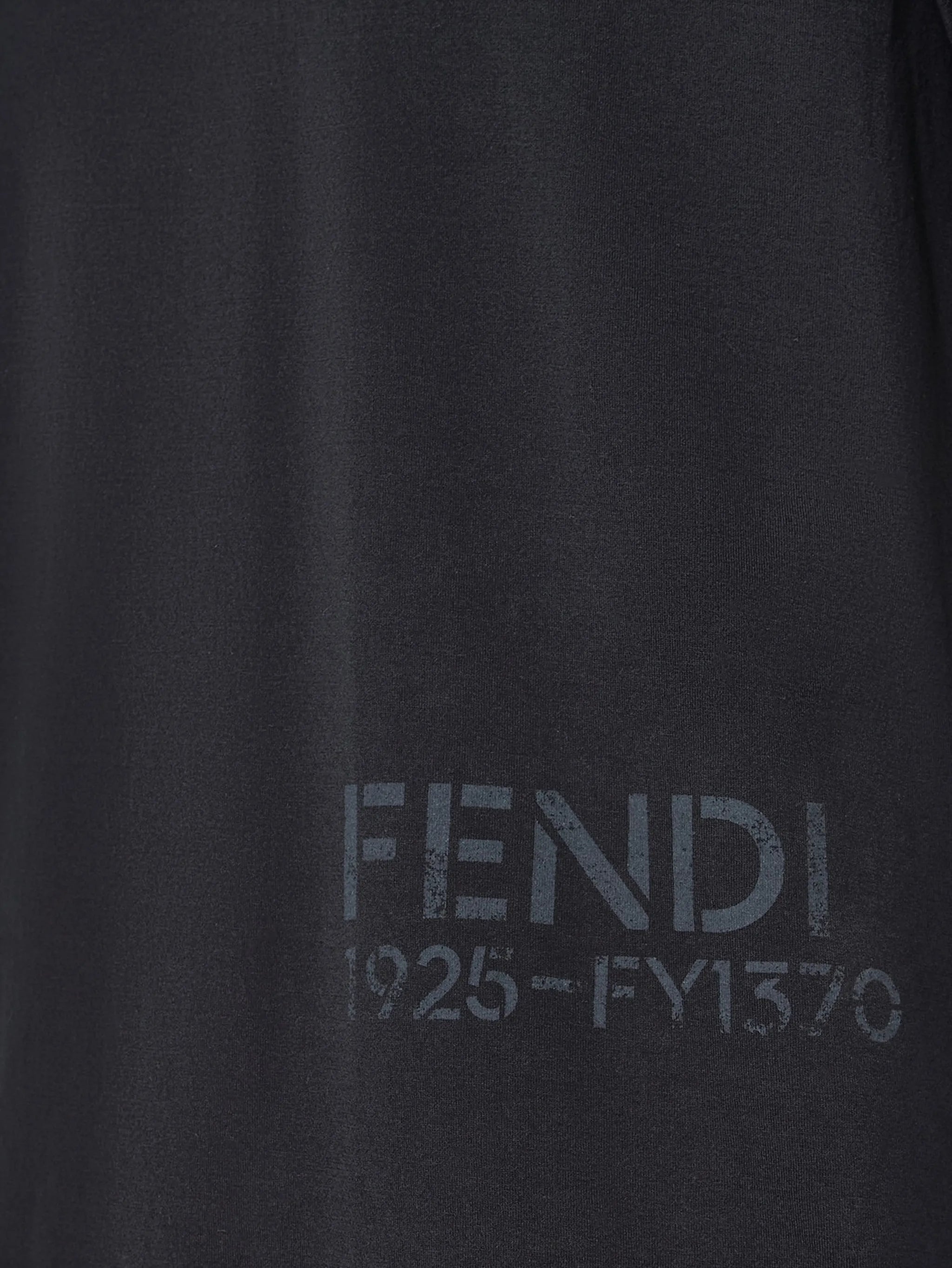 black cotton T-shirt