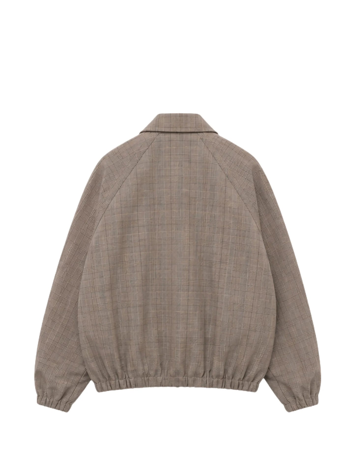 Prince of Wales checked blouson jacket