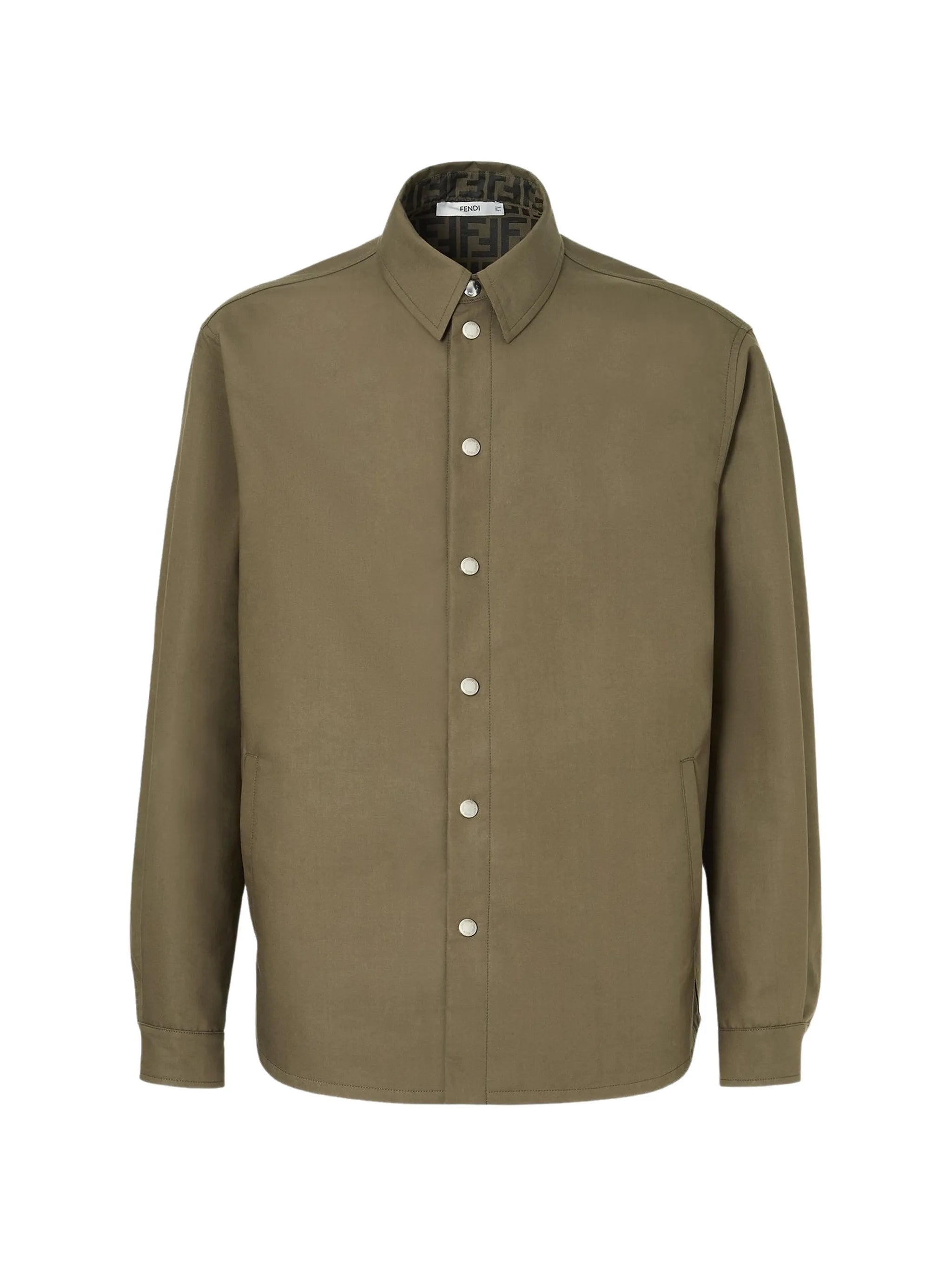 FF Motif press-stud shirt