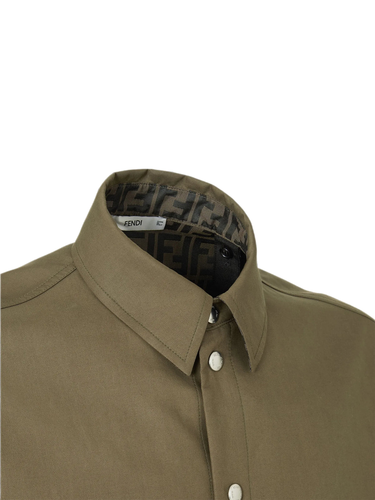FF Motif press-stud shirt