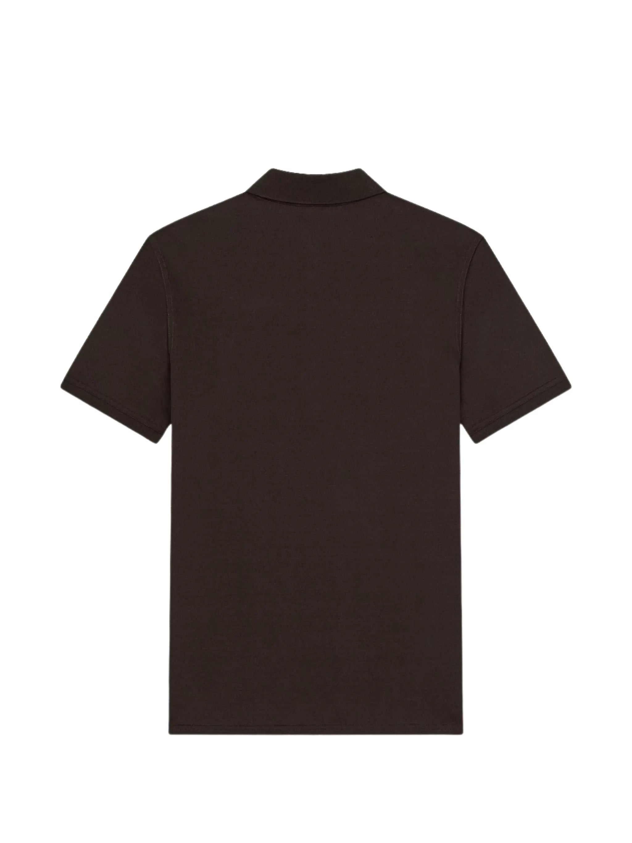logo-patch knit polo shirt