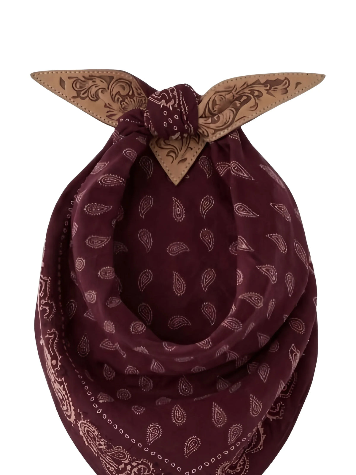 paisley-print cashmere scarf