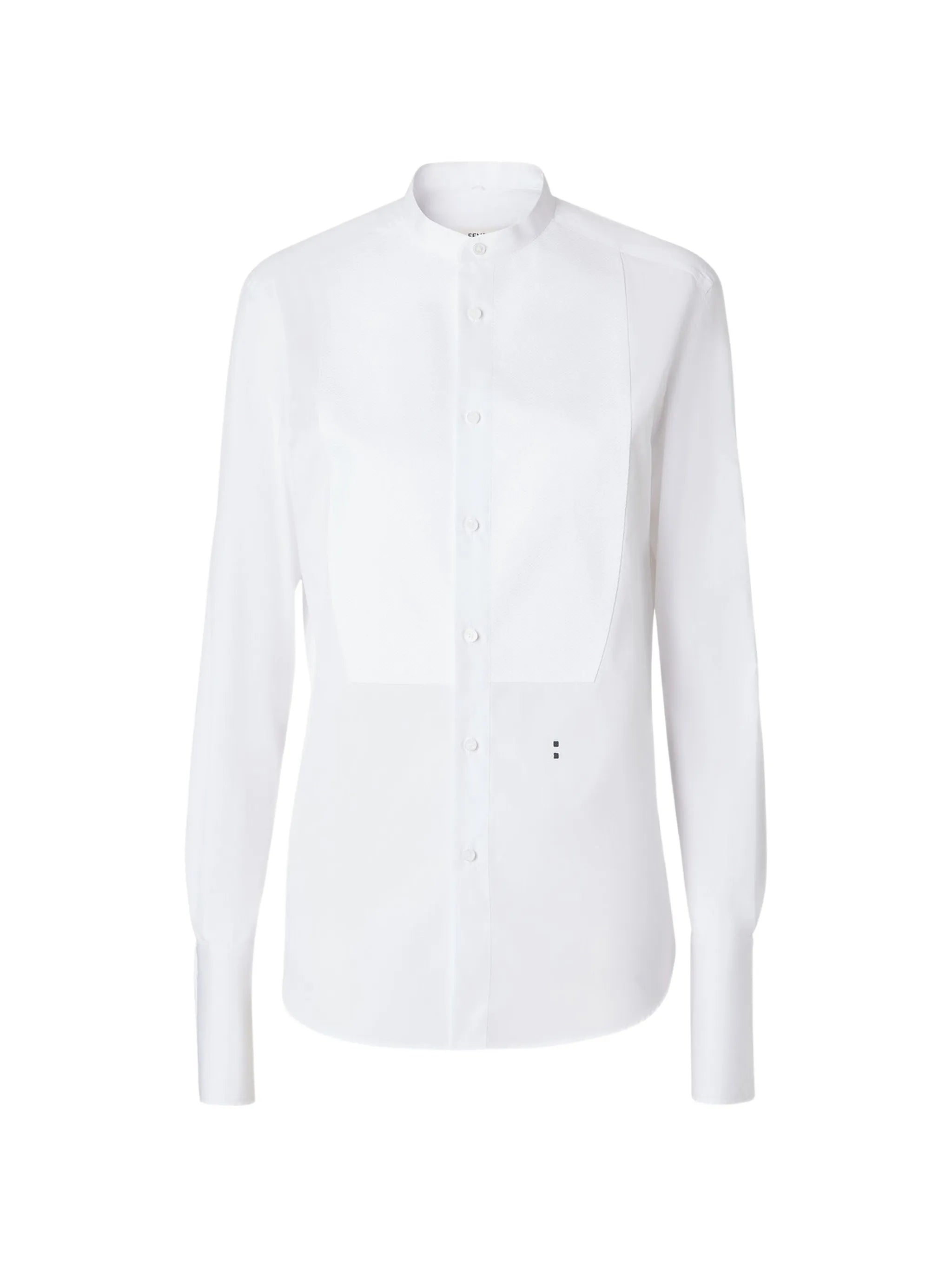white poplin shirt