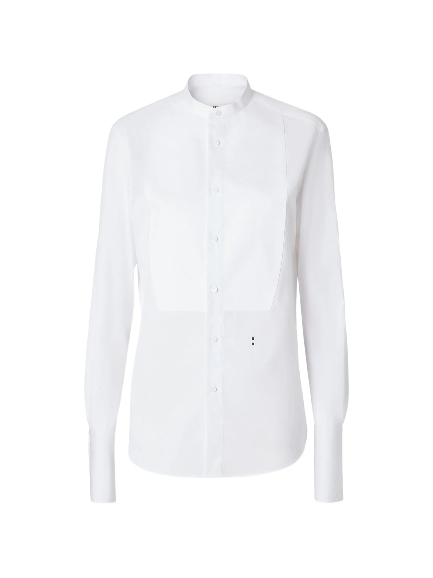 white poplin shirt